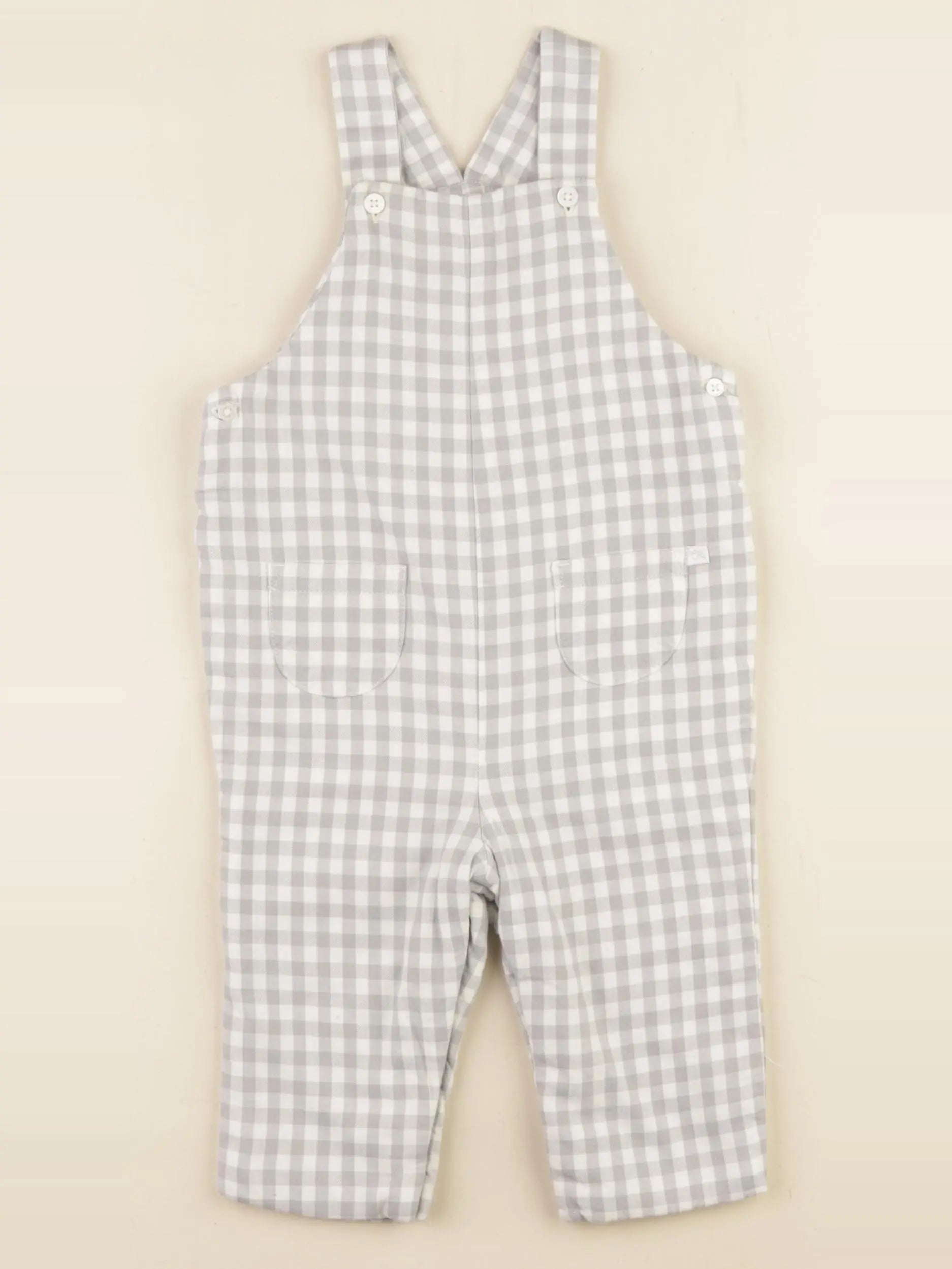 Cadet Rousselle - salopette gris - 12 mois