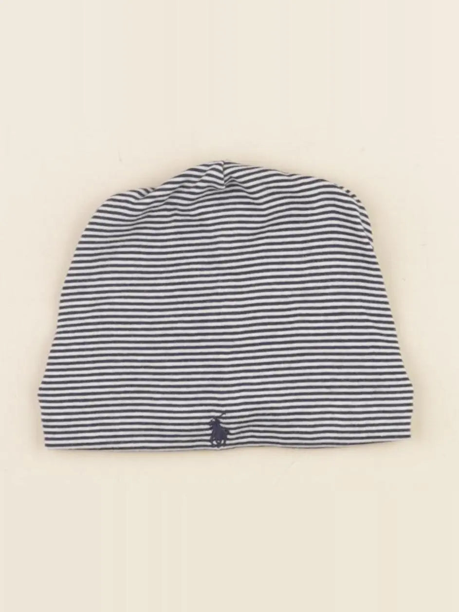 Ralph Lauren - bonnet bleu, blanc - 0/9 mois