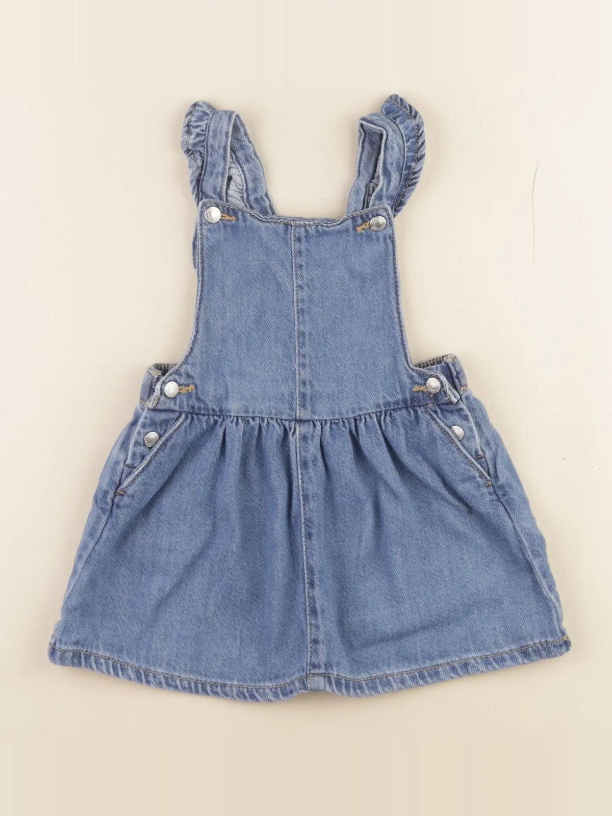 Vertbaudet - robe bleu - 18 mois