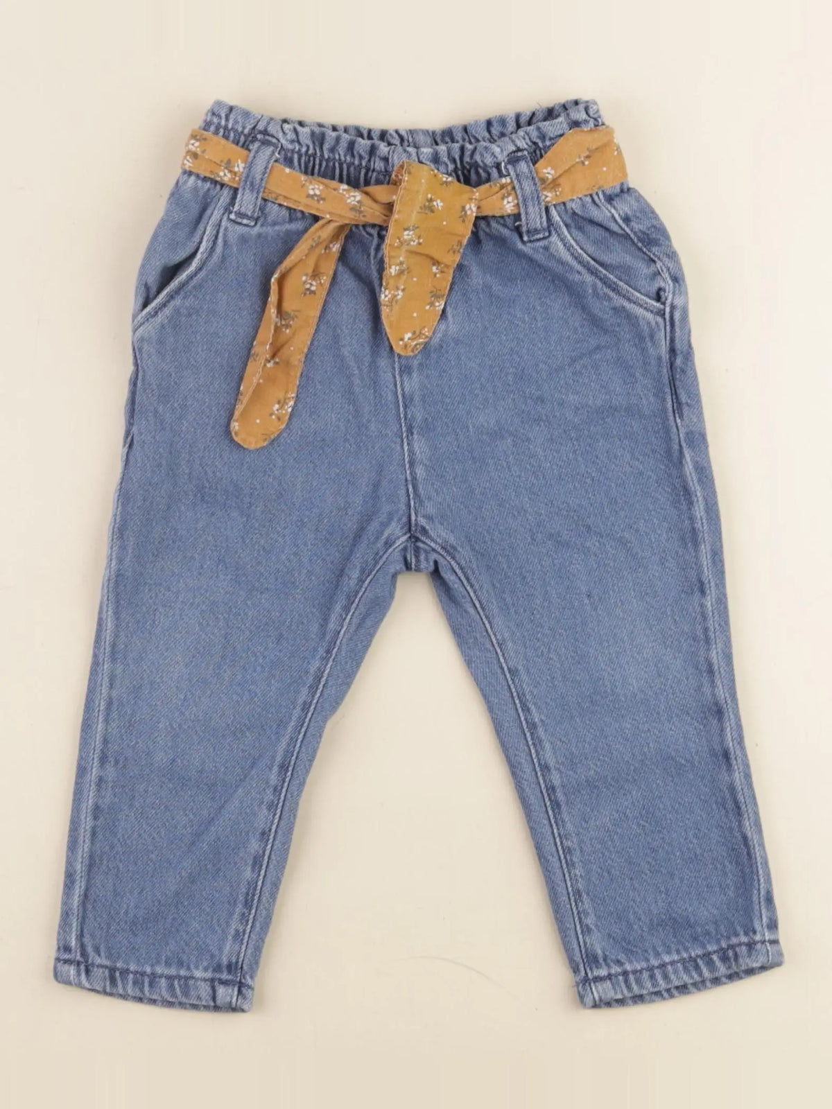 Vertbaudet - jean bleu - 12 mois