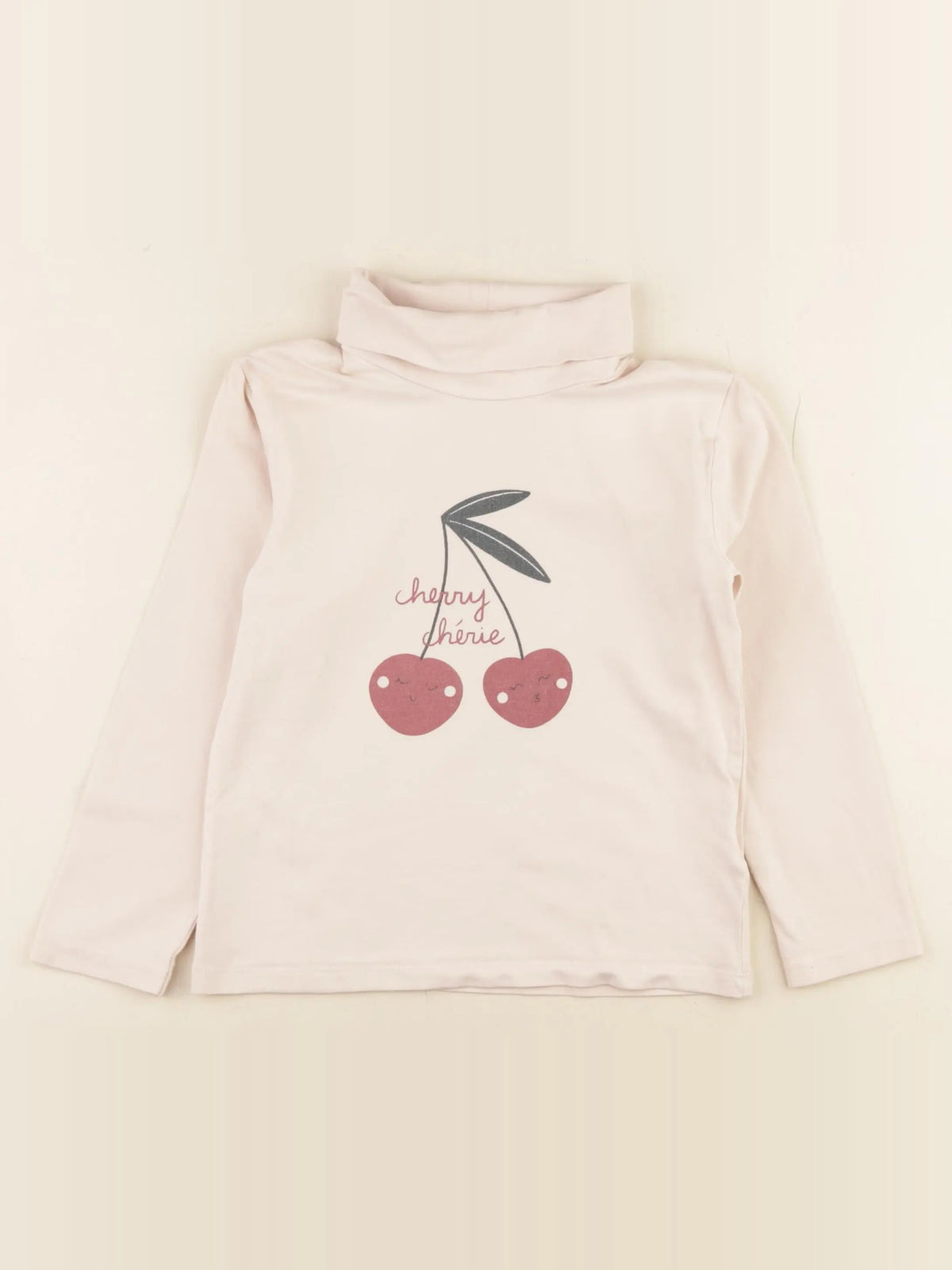 Vertbaudet - sous-pull rose - 5 ans