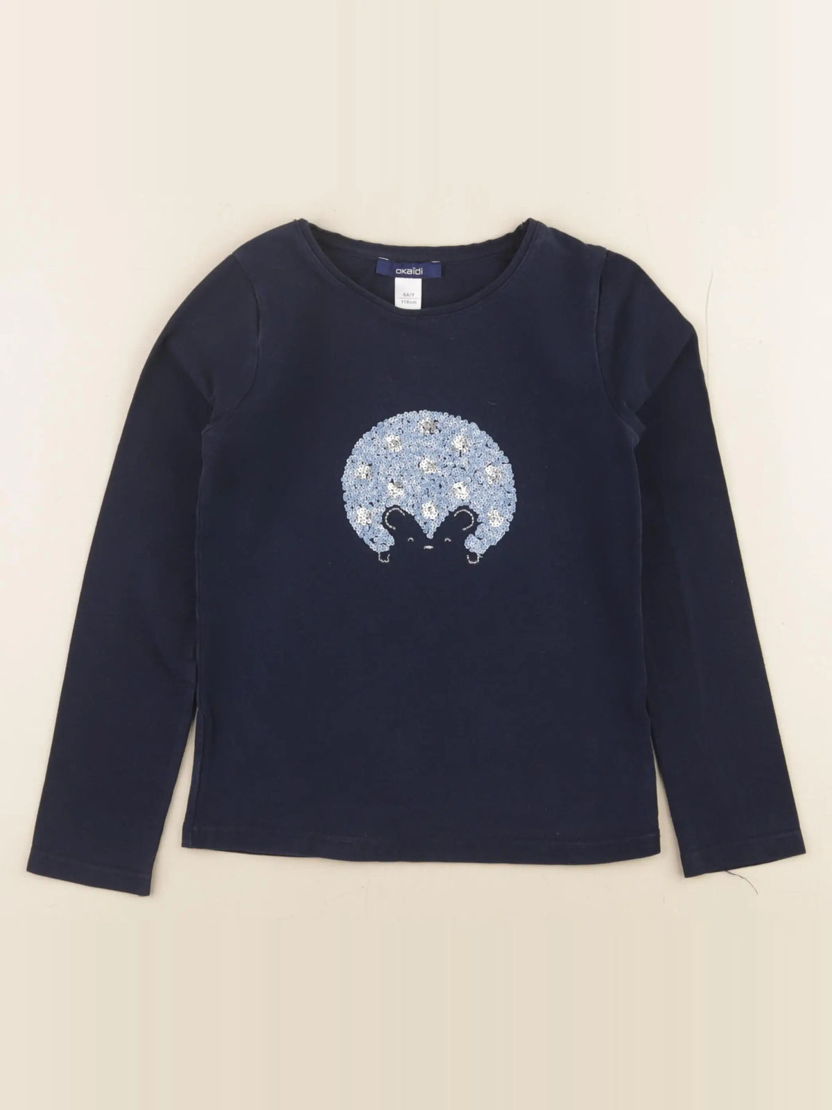 Okaidi - tee-shirt bleu - 6 ans