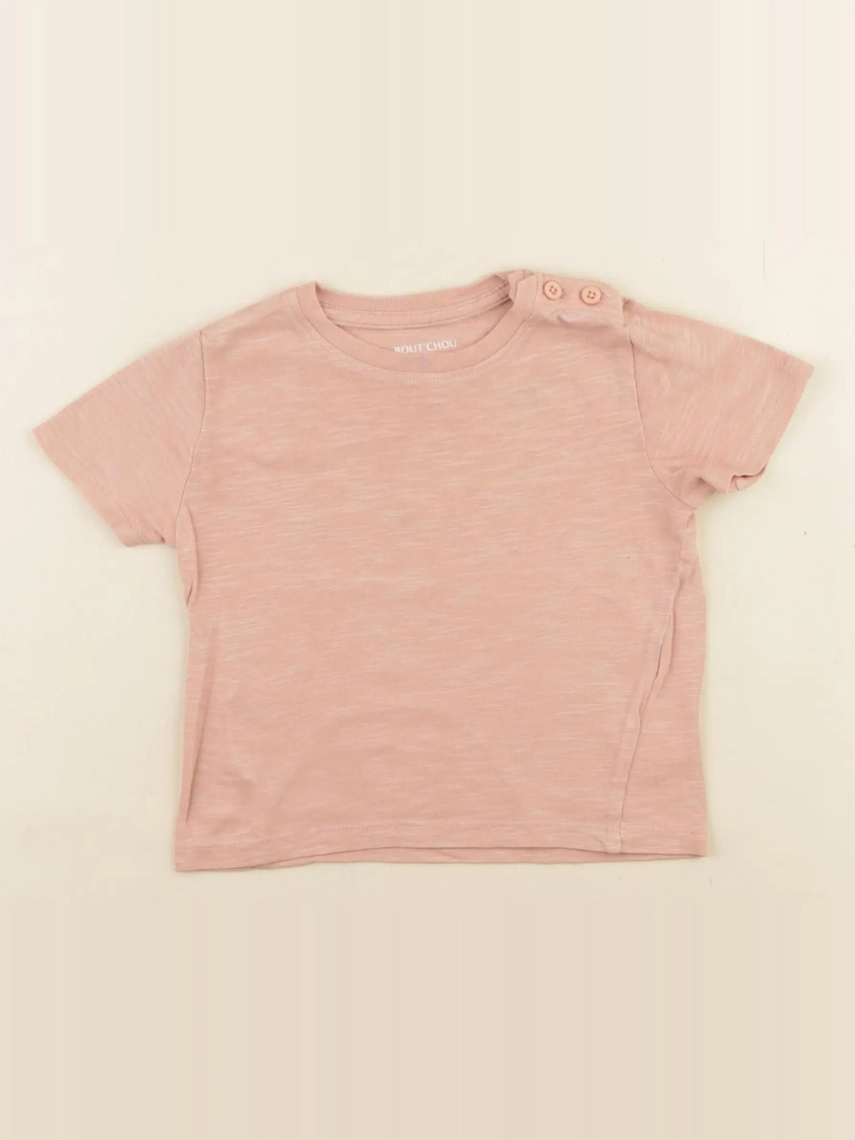 Boutchou - tee-shirt rose - 12 mois