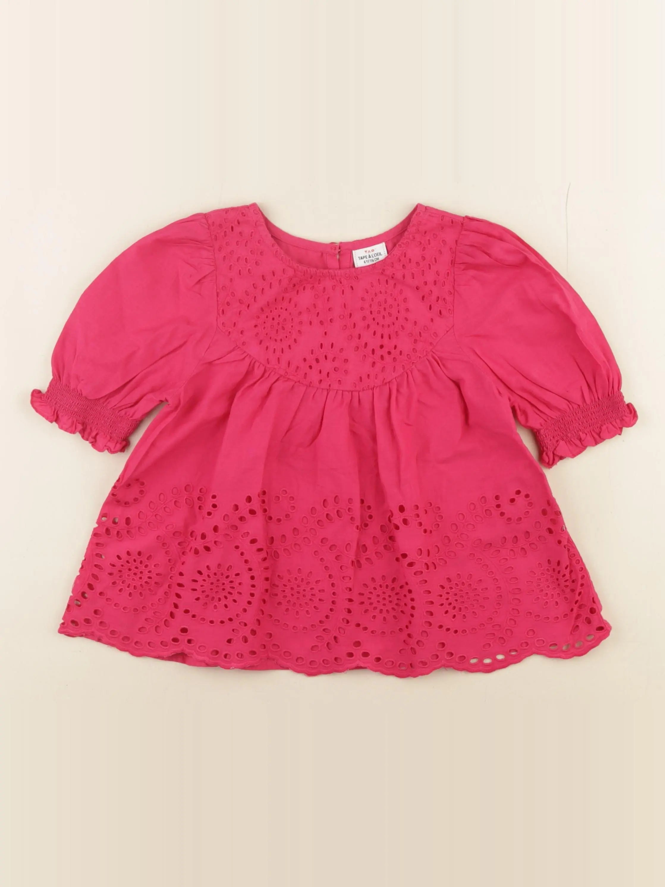 Tape à l'oeil - blouse rose - 6 ans