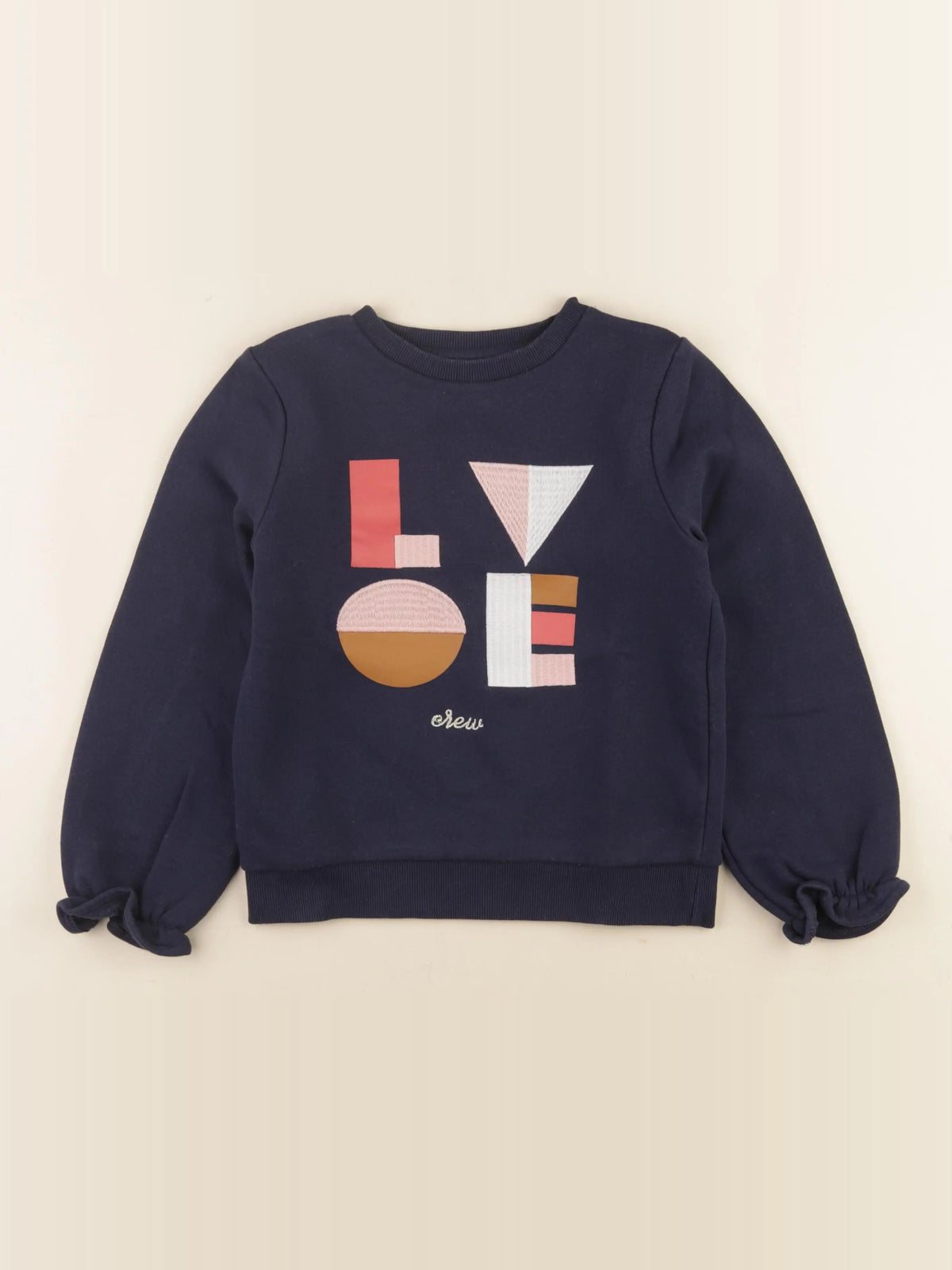 Tape à l'oeil - sweat bleu - 8 ans