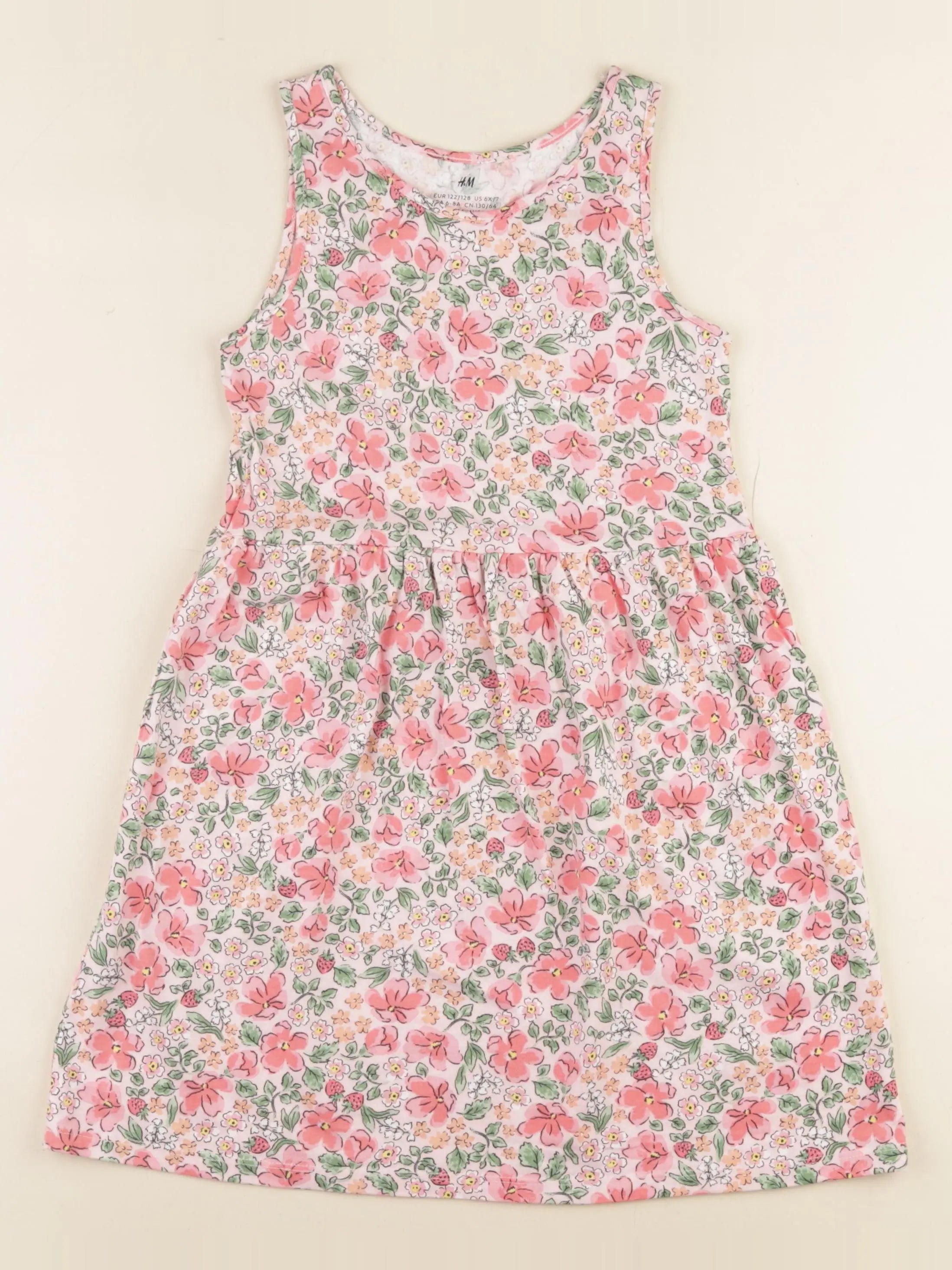 H&M - robe rose - 6/8 ans