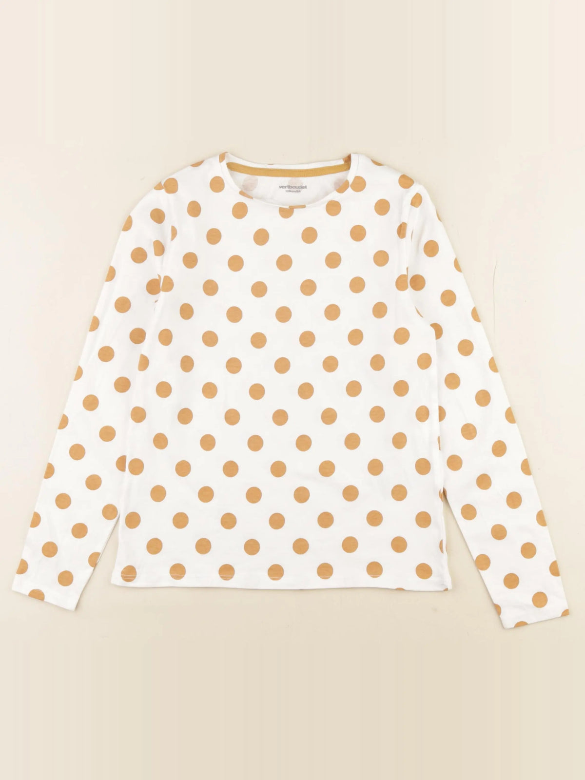 Vertbaudet - tee-shirt marron - 8 ans