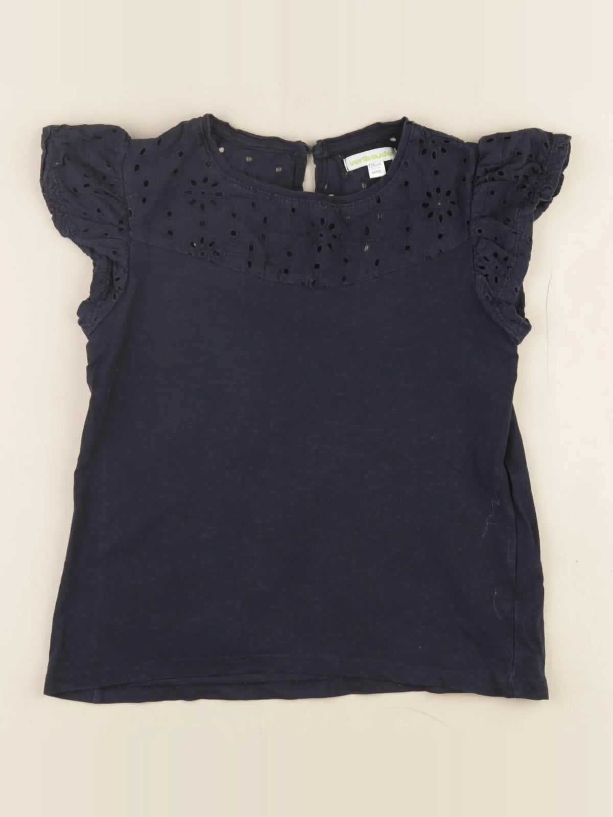 Vertbaudet - tee-shirt bleu - 8 ans
