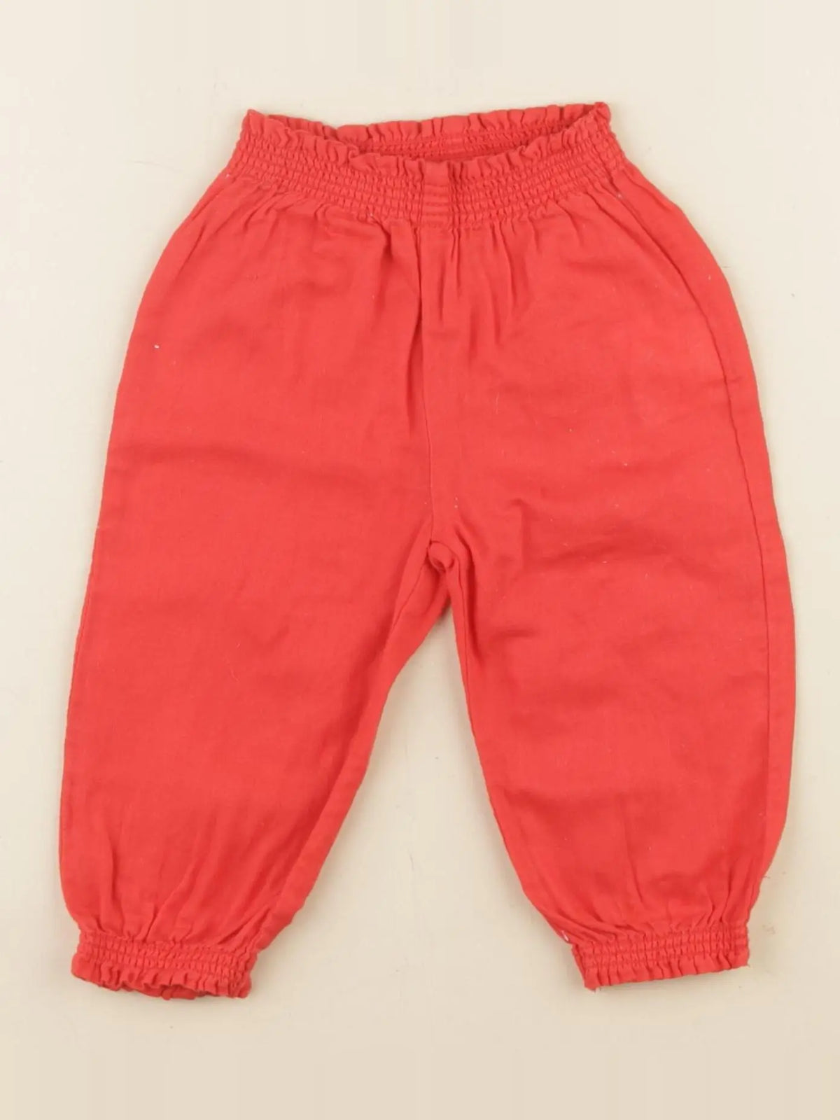 Boutchou - pantalon rouge - 9 mois