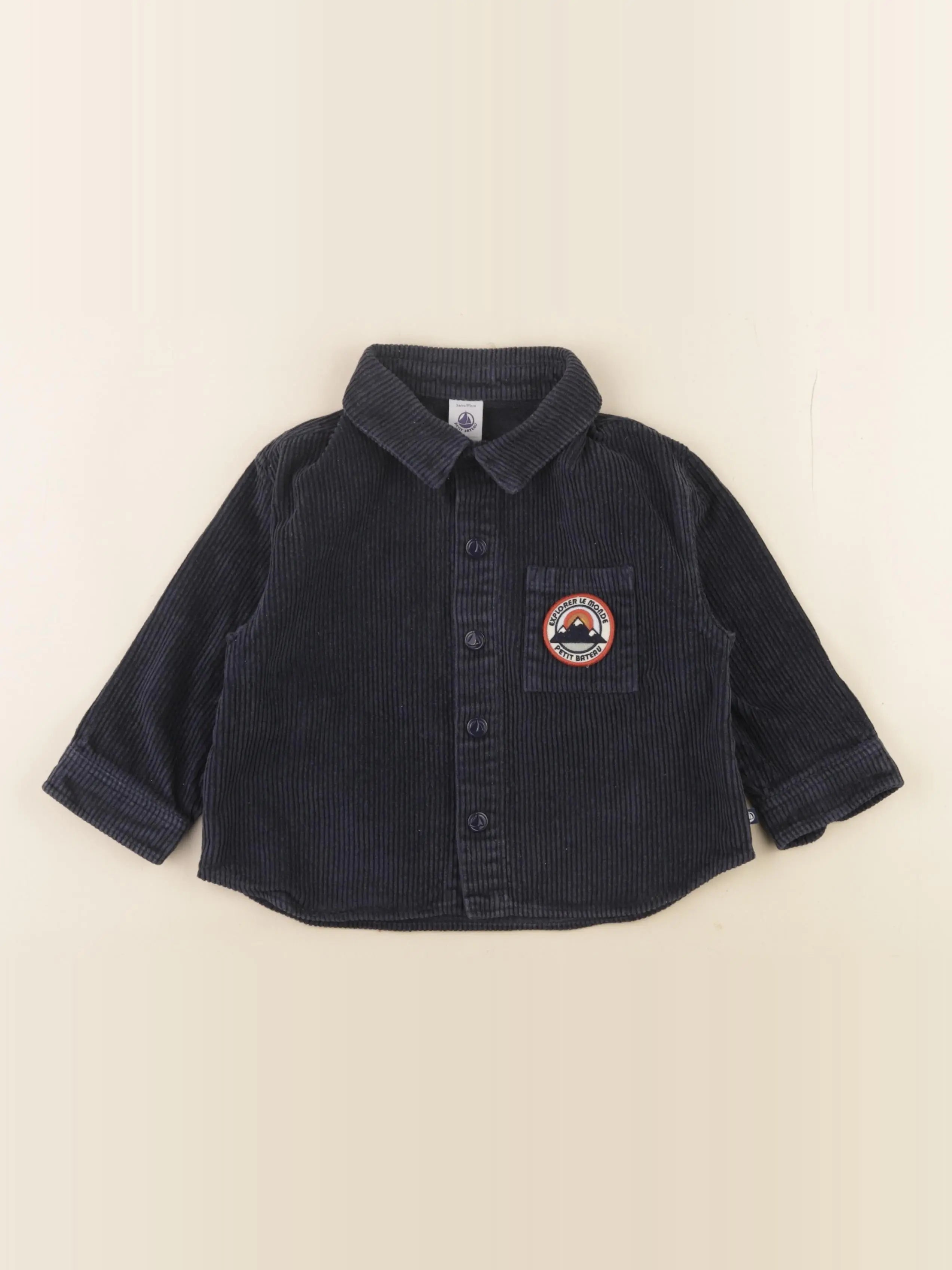 Petit Bateau - veste bleu - 3 ans