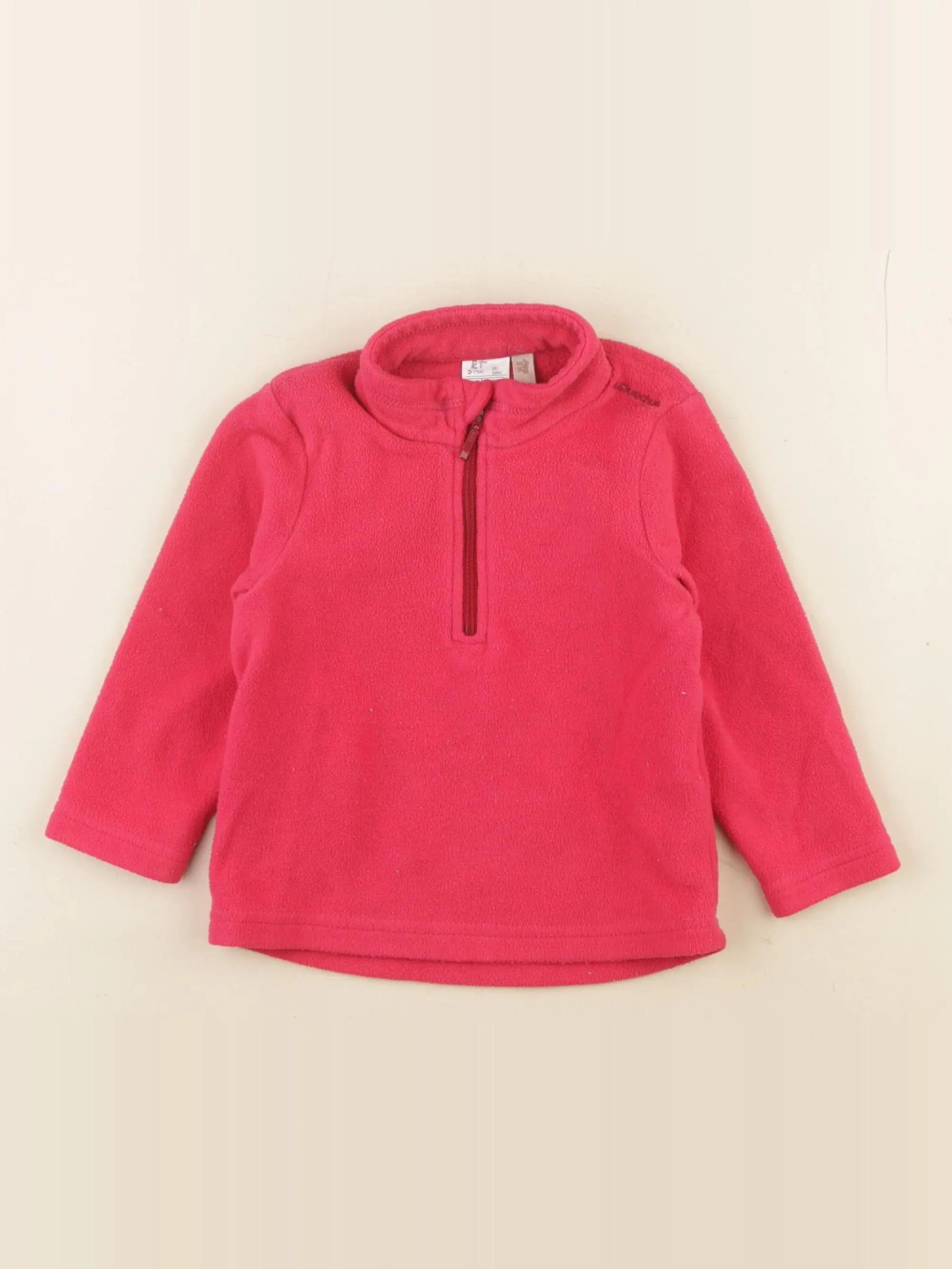 Decathlon ski - polaire rose - 18 mois