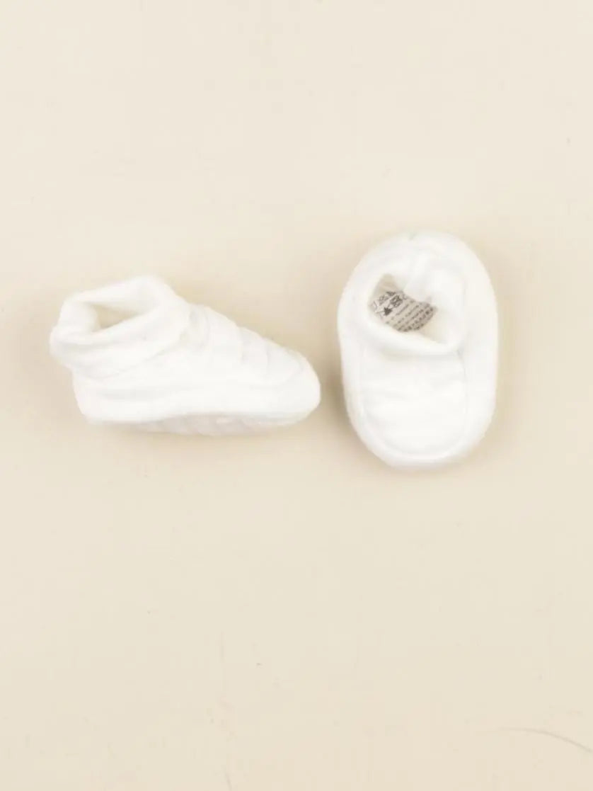 Petit Bateau - chaussons blanc - pointure 15/16