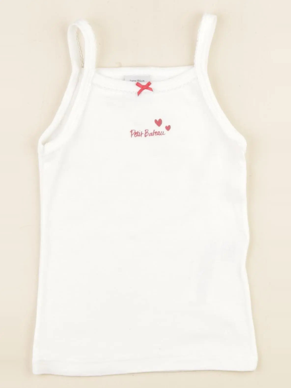 Petit Bateau - maillot de corps blanc - 2 ans