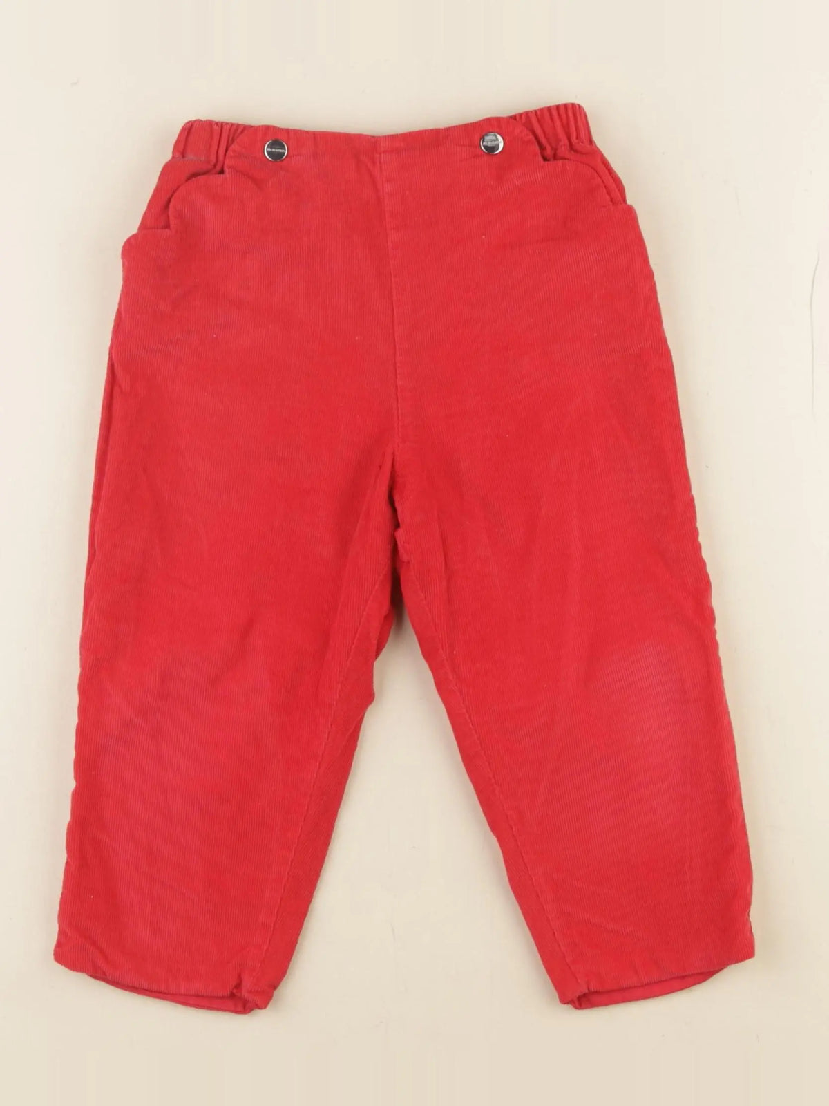 Jacadi - pantalon rouge - 24 mois