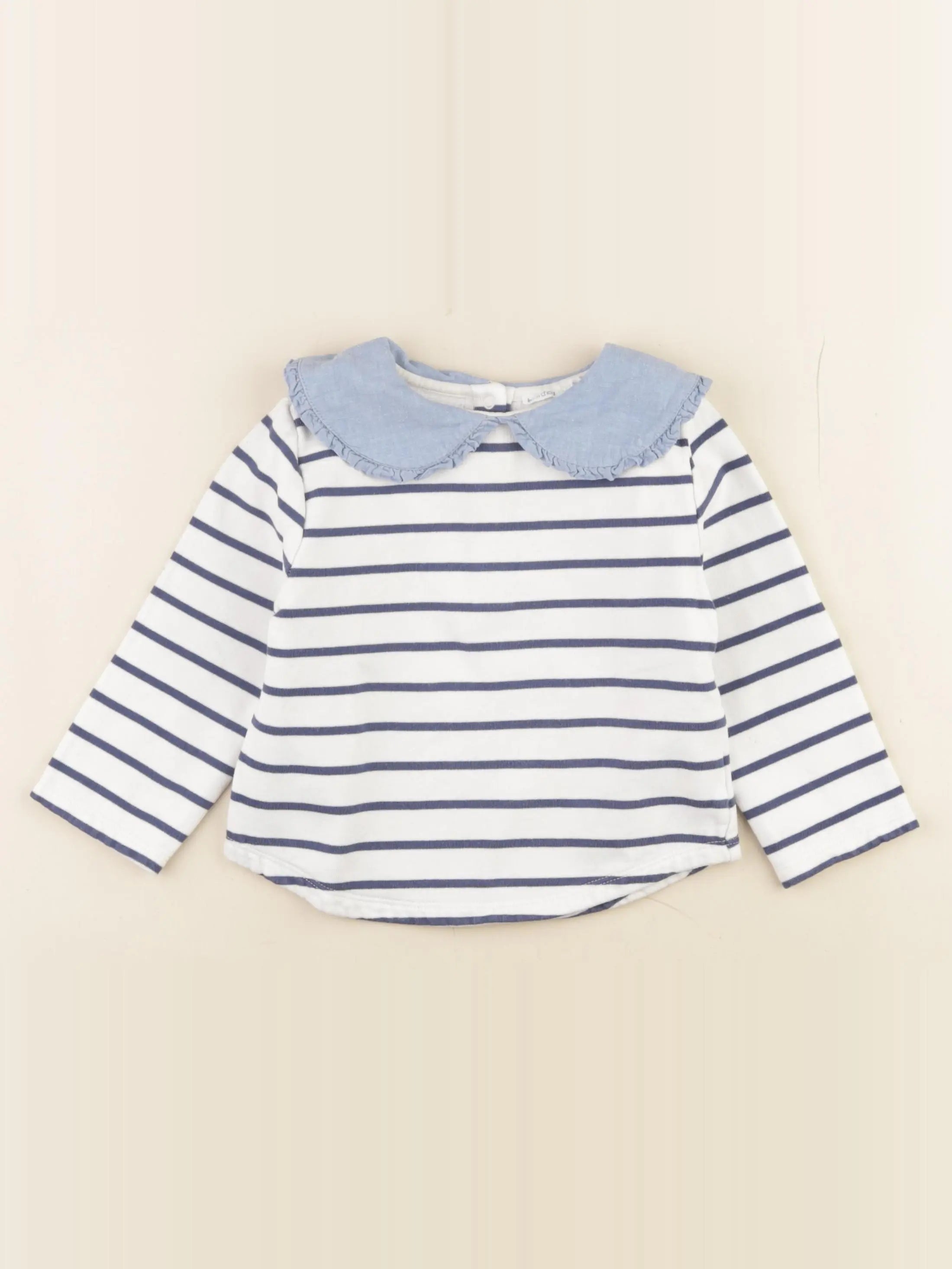 Boutchou - sweat bleu - 24 mois