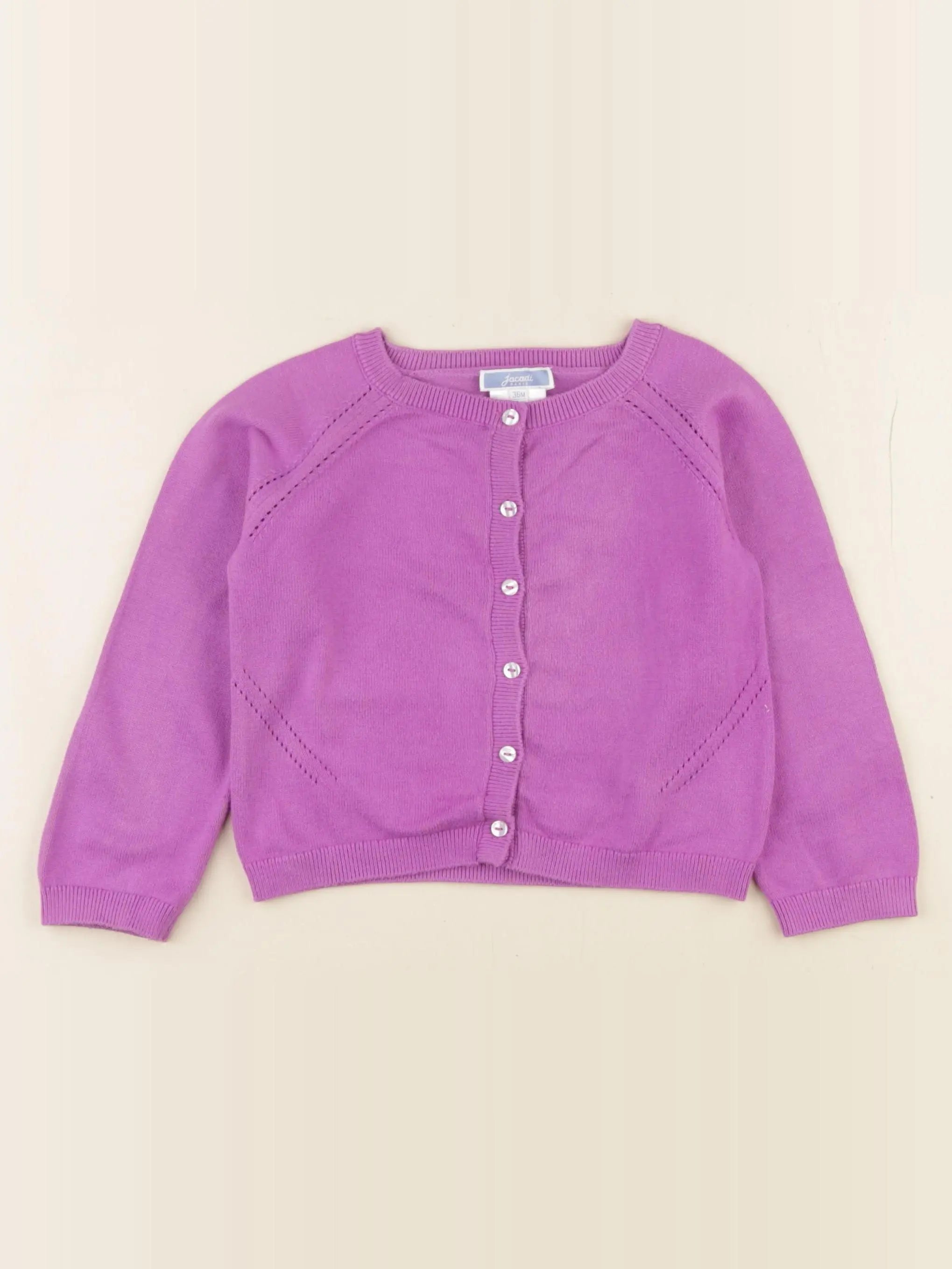 Jacadi - gilet violet - 36 mois