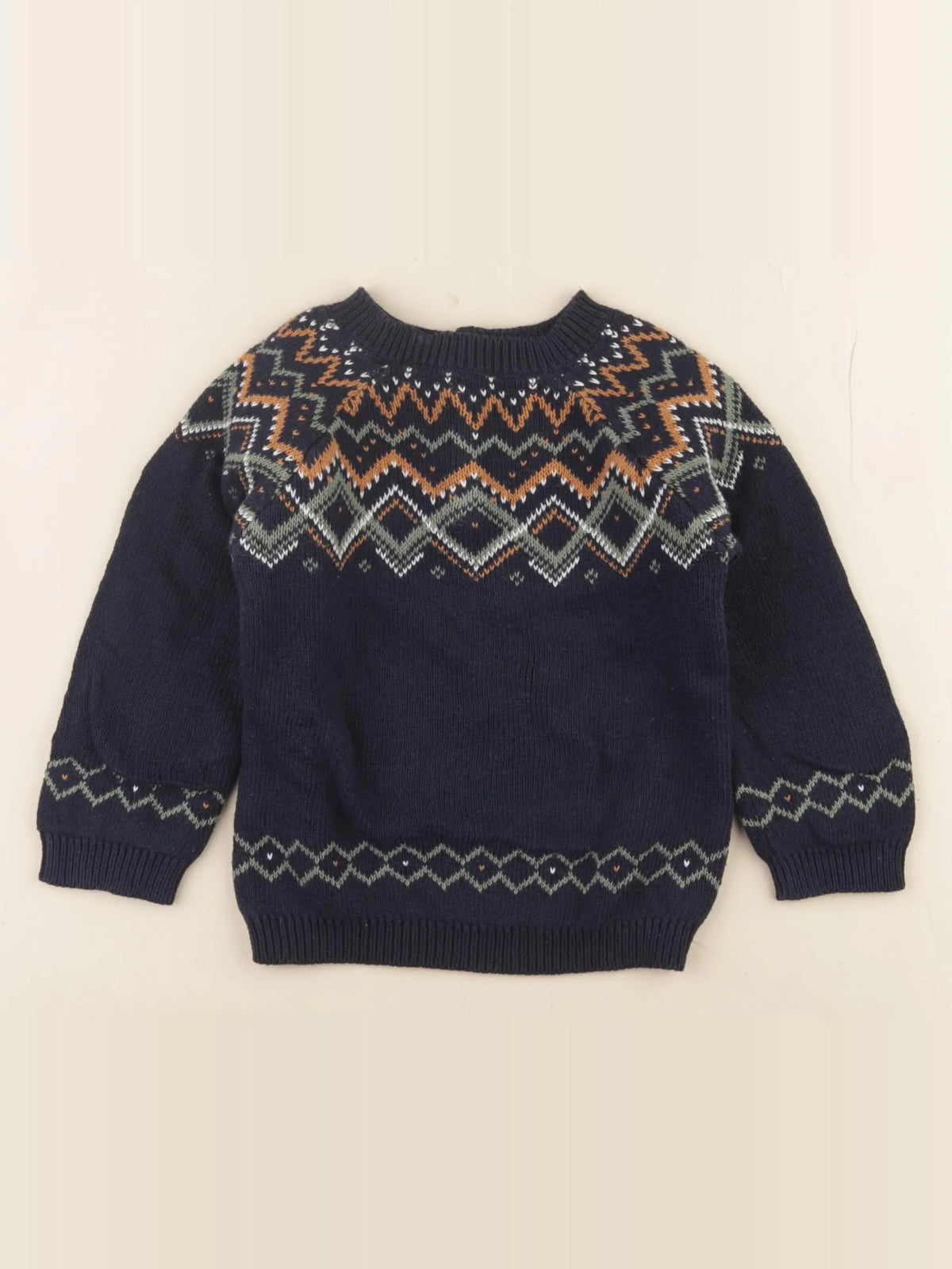 Vertbaudet - pull bleu - 3 ans