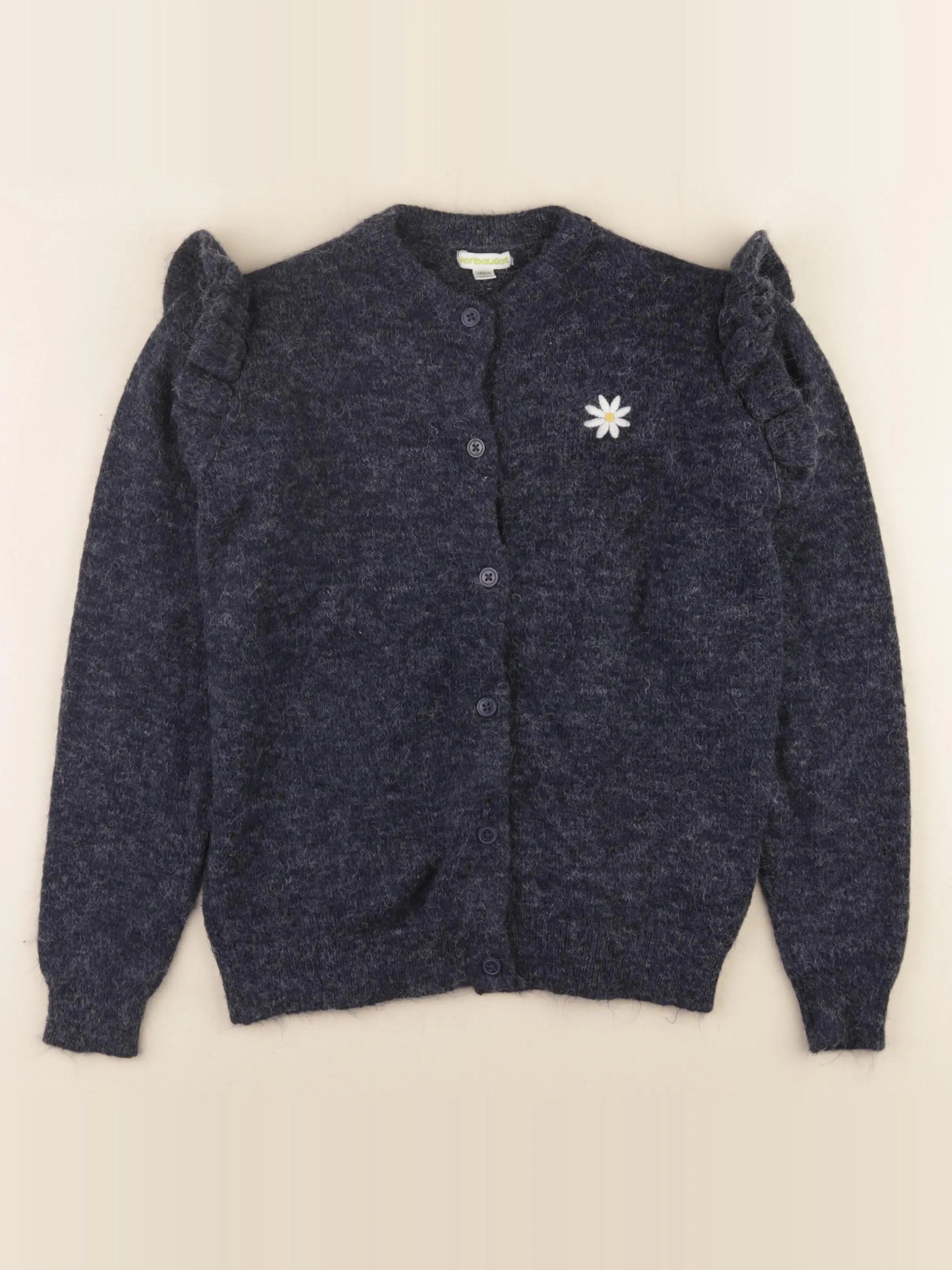 Vertbaudet - gilet bleu - 12 ans