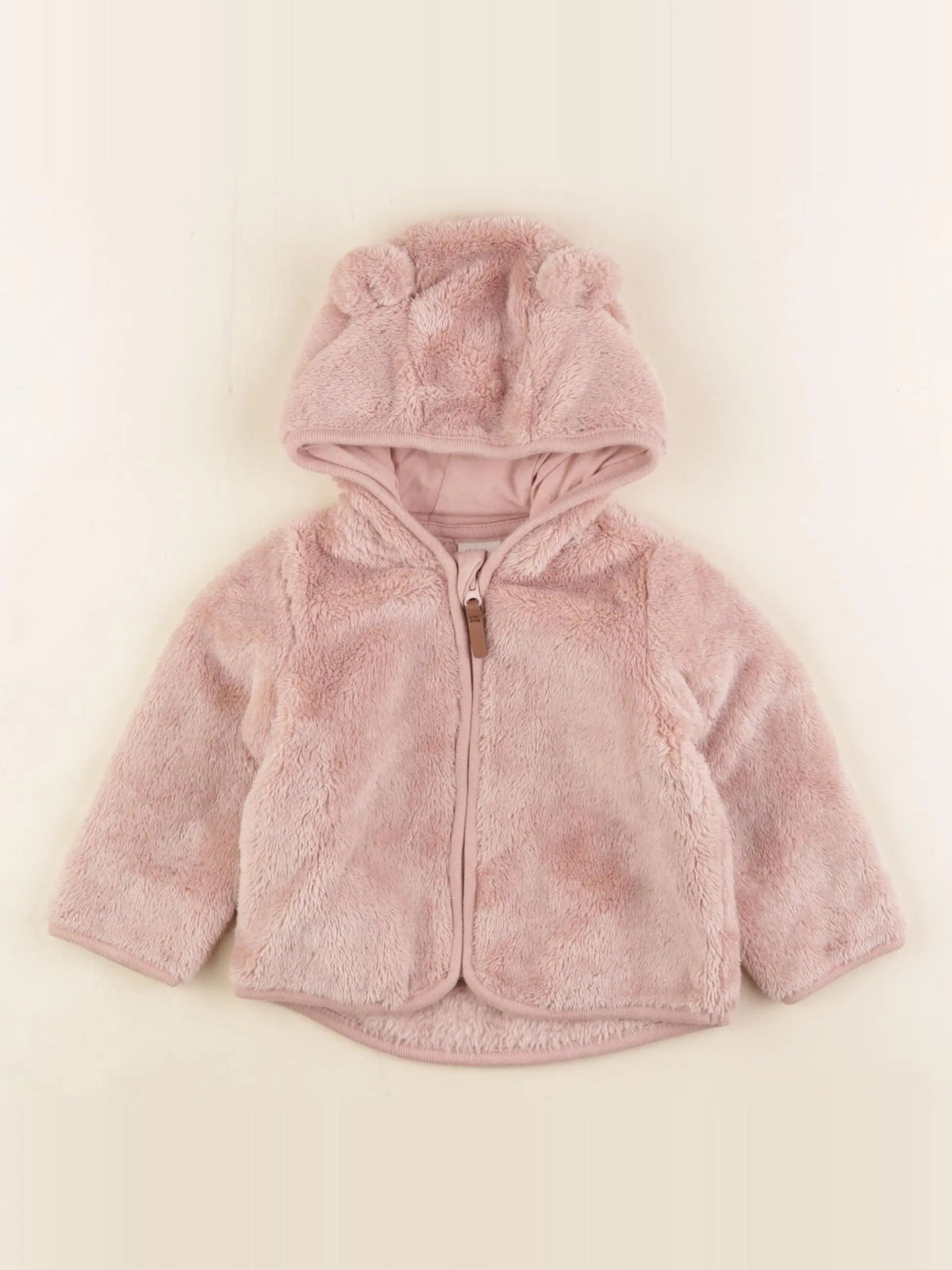 H&M - polaire rose - 2/4 mois