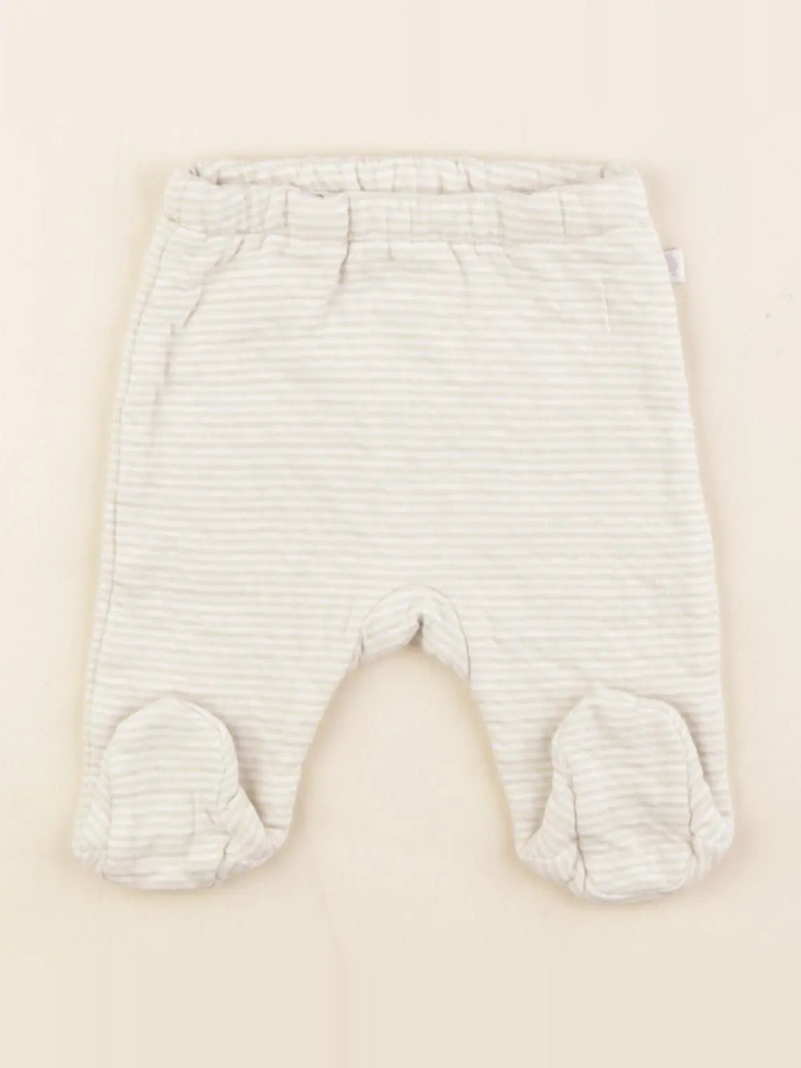 Tape à l'oeil - legging beige, blanc - 1 mois