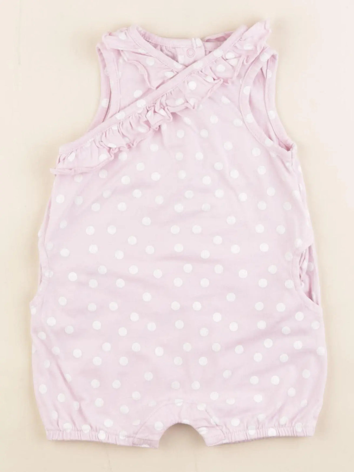 Vertbaudet - combinaison rose - 9 mois
