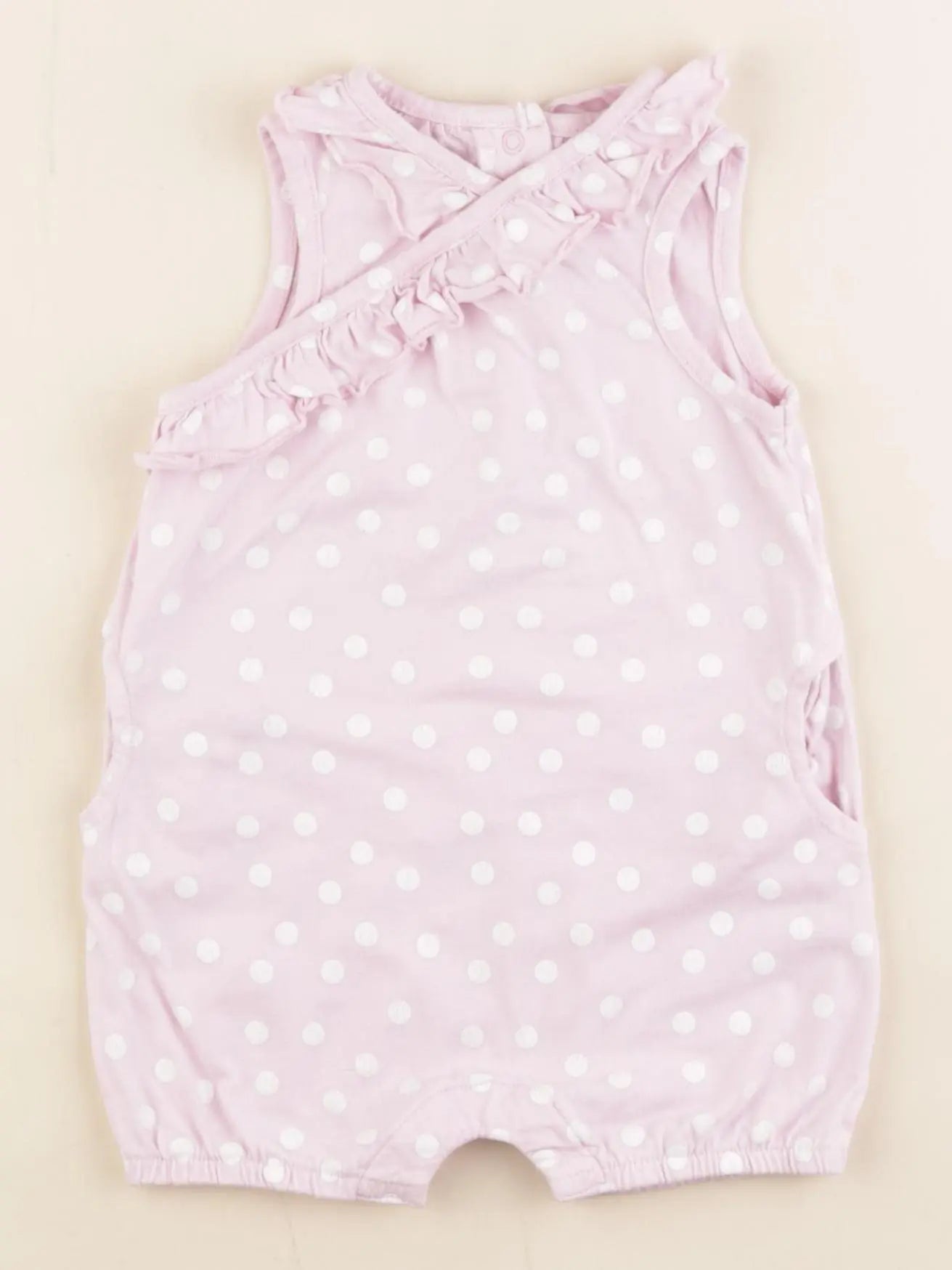 Vertbaudet - combinaison rose - 9 mois