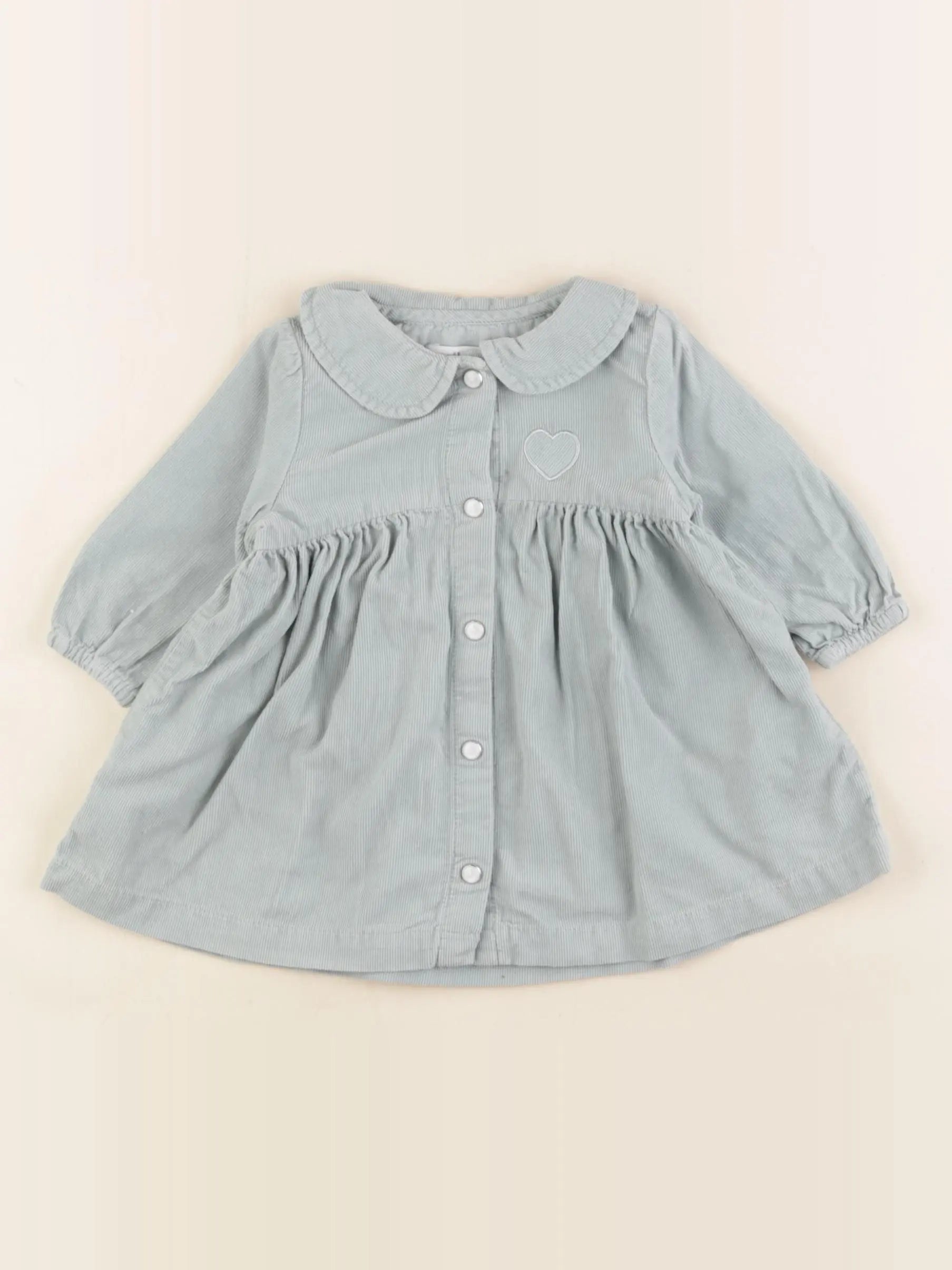 Vertbaudet - robe bleu - 3 mois