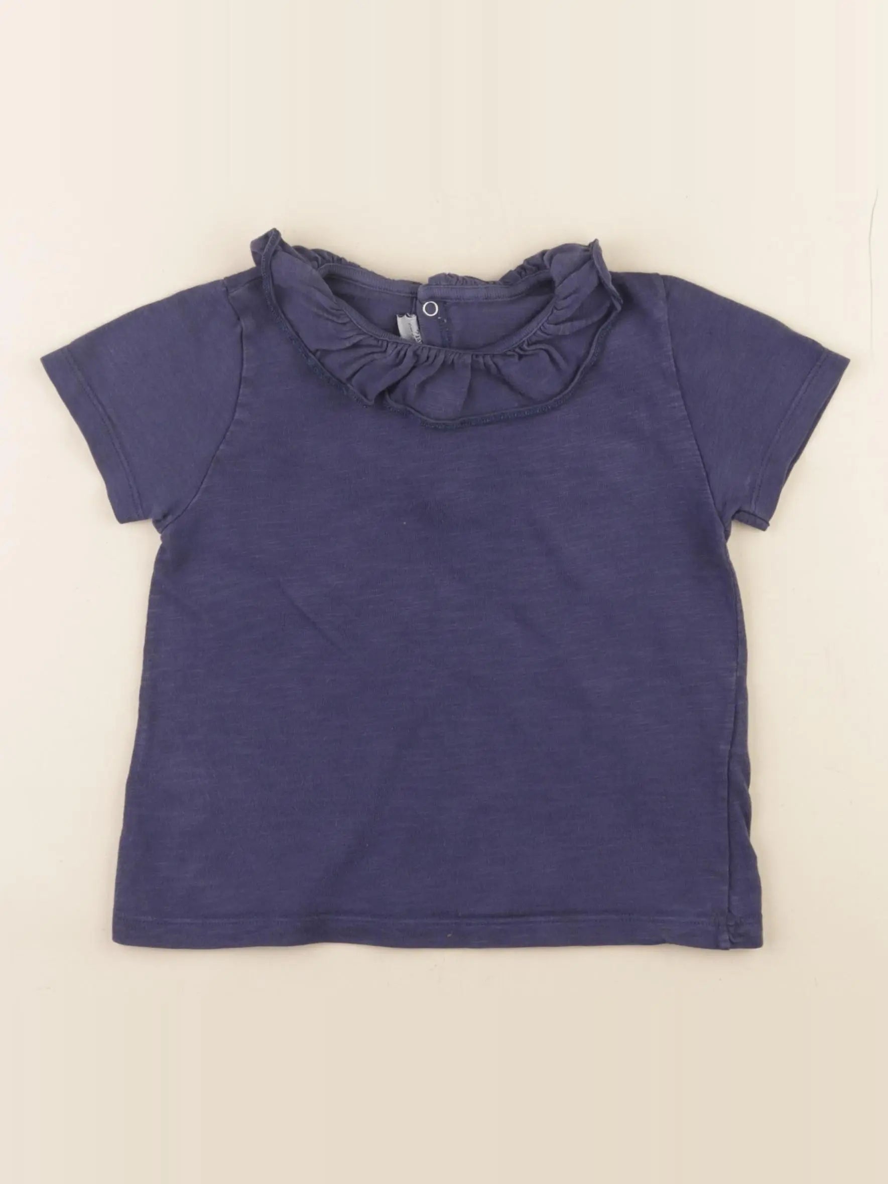 Petit Bateau - tee-shirt bleu - 3 ans