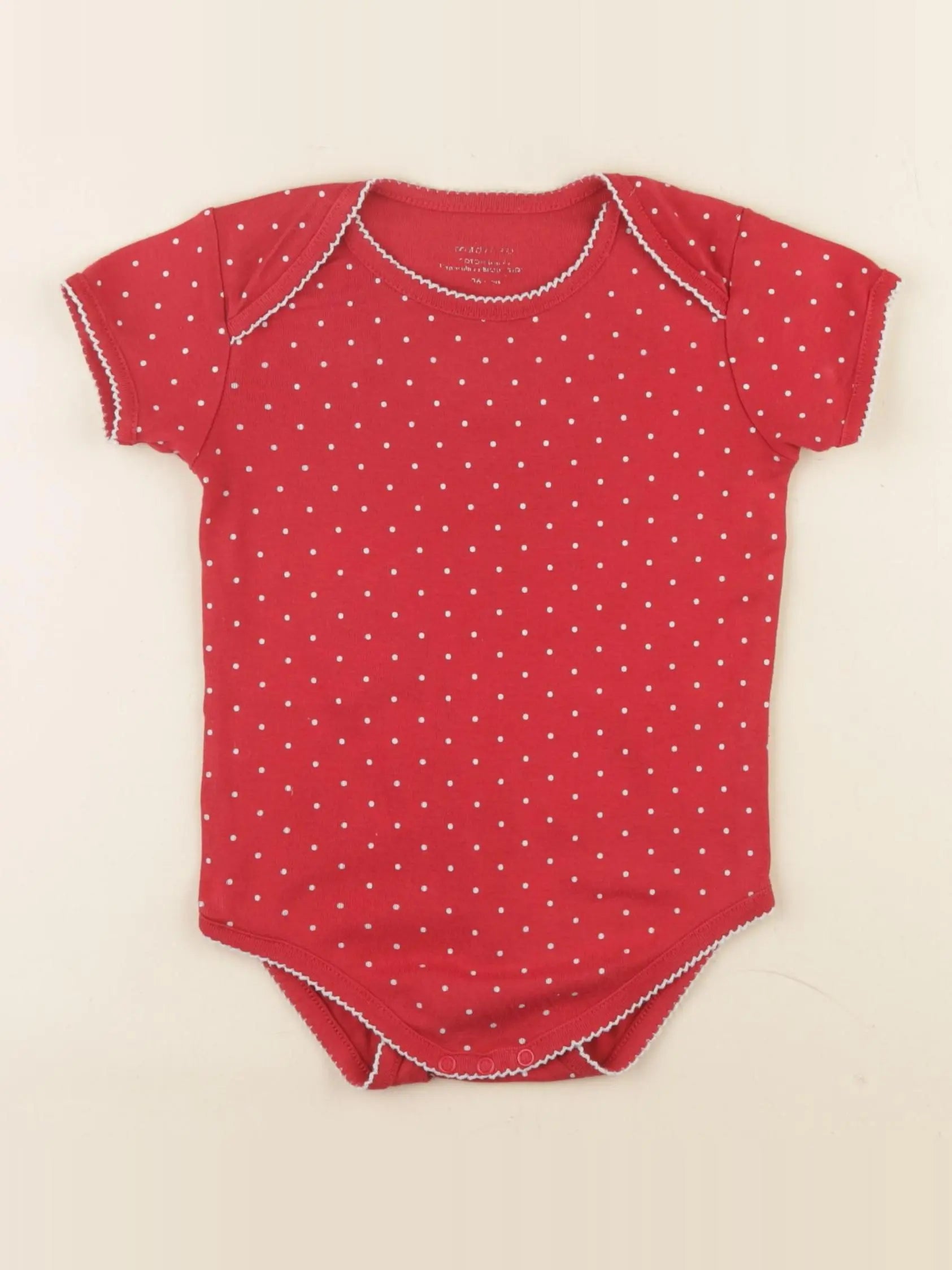 Boutchou - body rouge, blanc - 3 ans