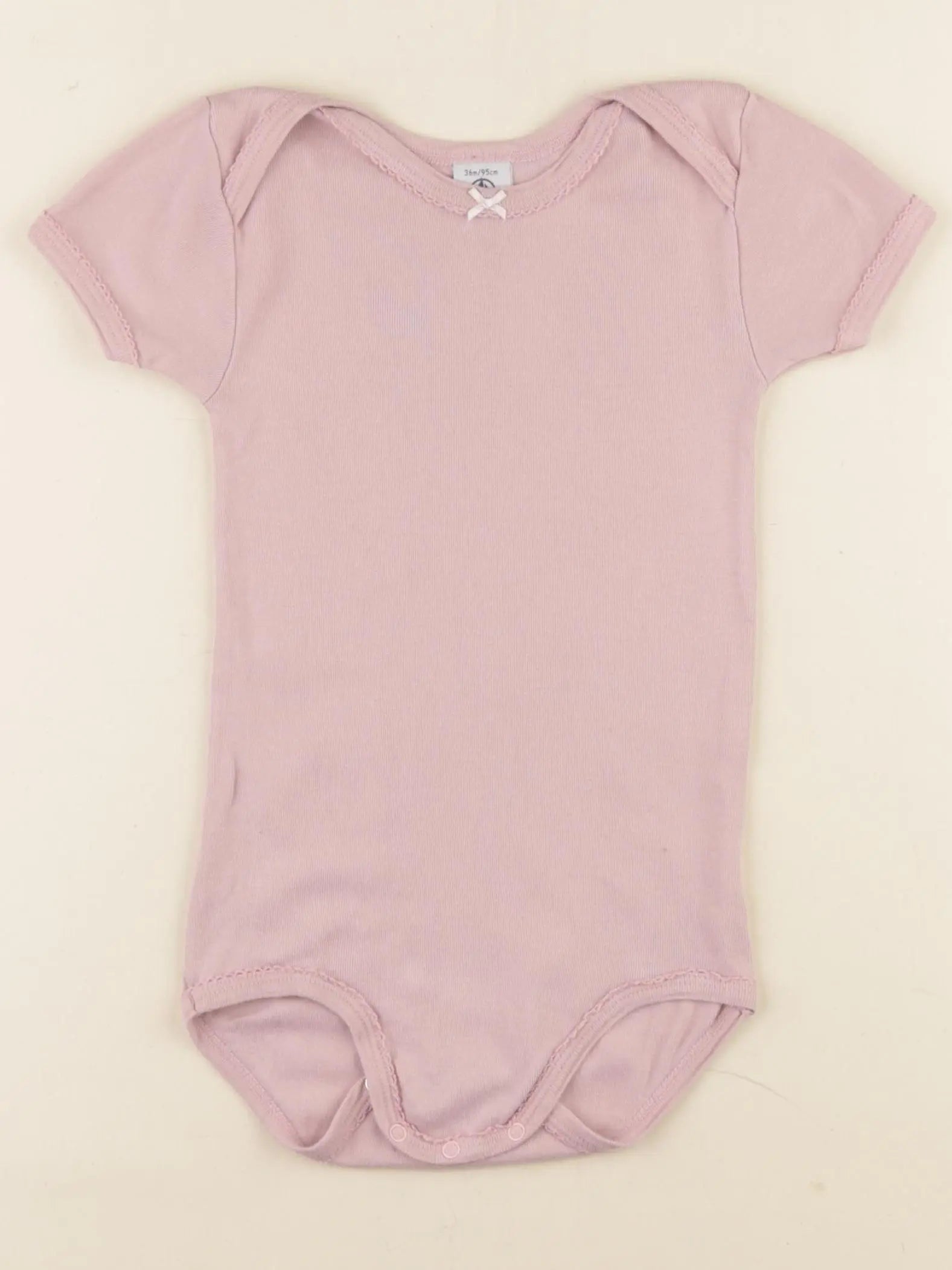 Petit Bateau - body rose - 3 ans