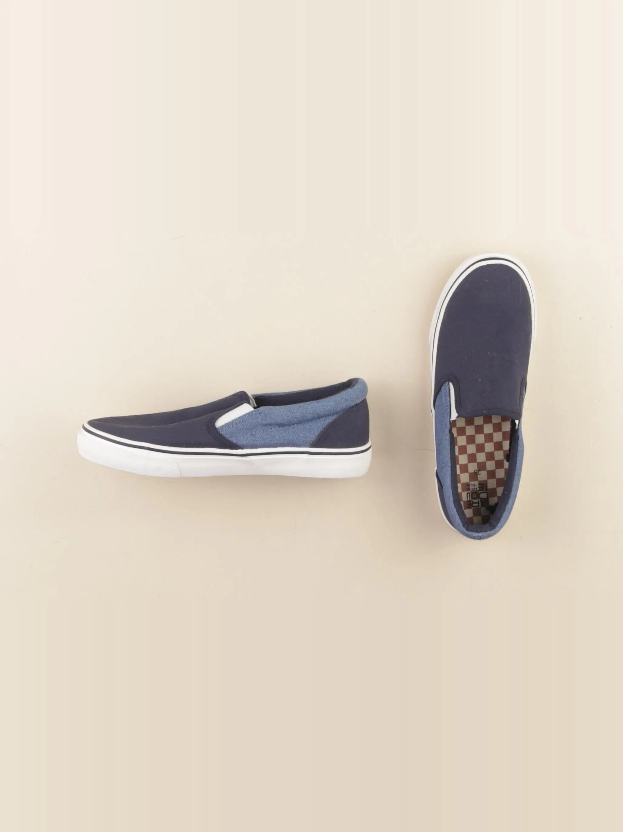 La Redoute - tennis élastiqué bleu - pointure 35