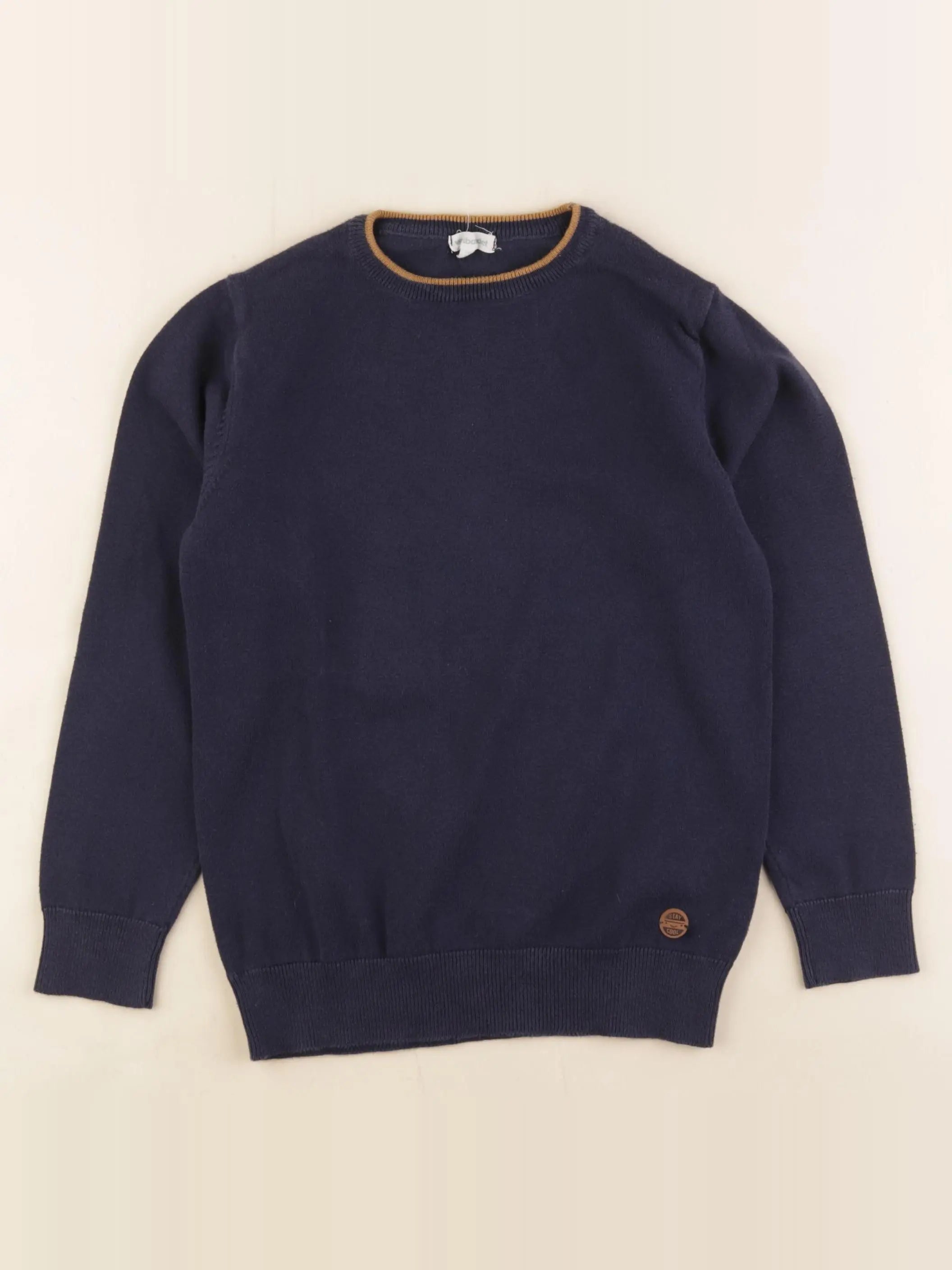 Vertbaudet - pull bleu - 8 ans