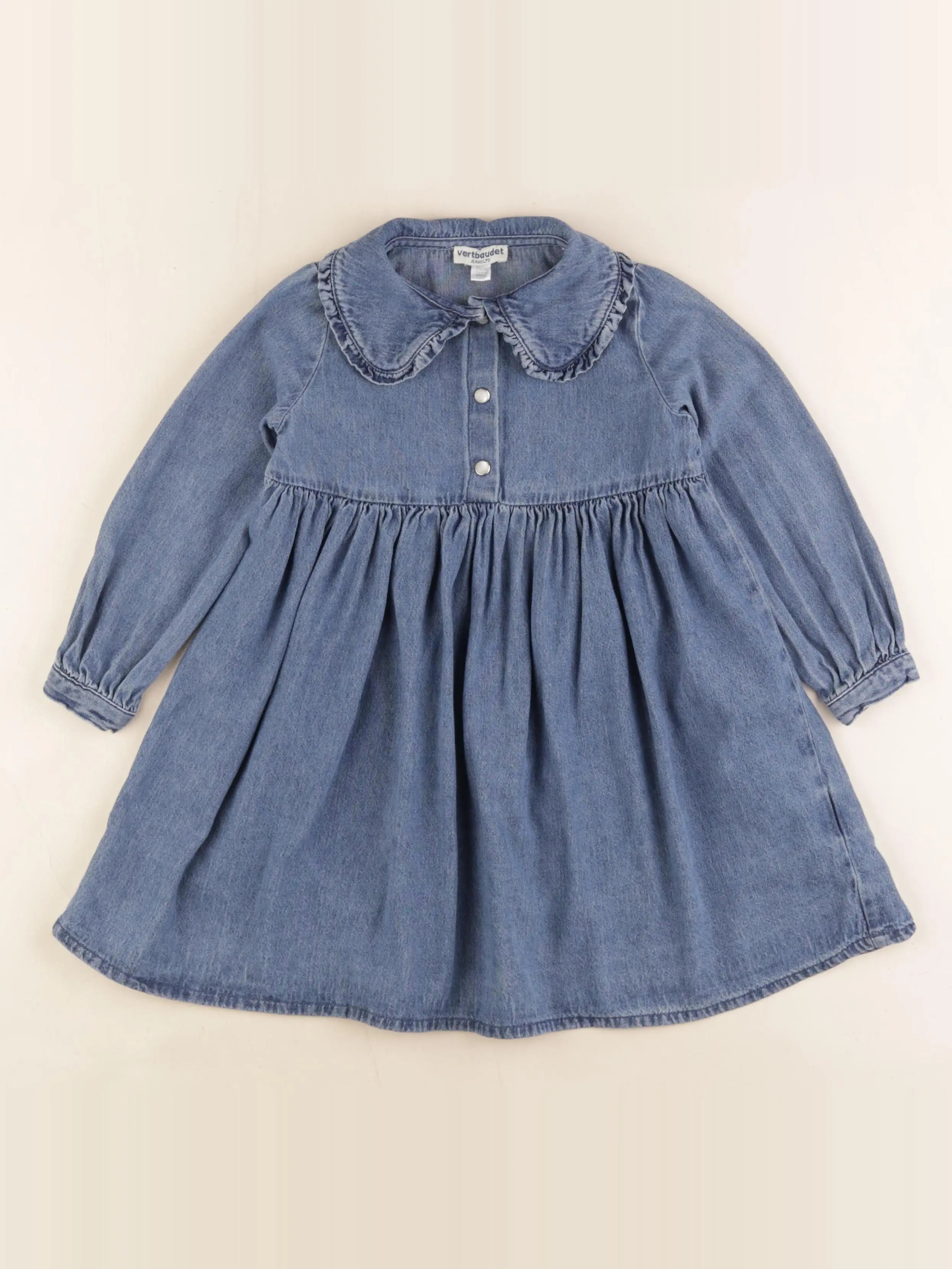 Vertbaudet - robe bleu - 4 ans