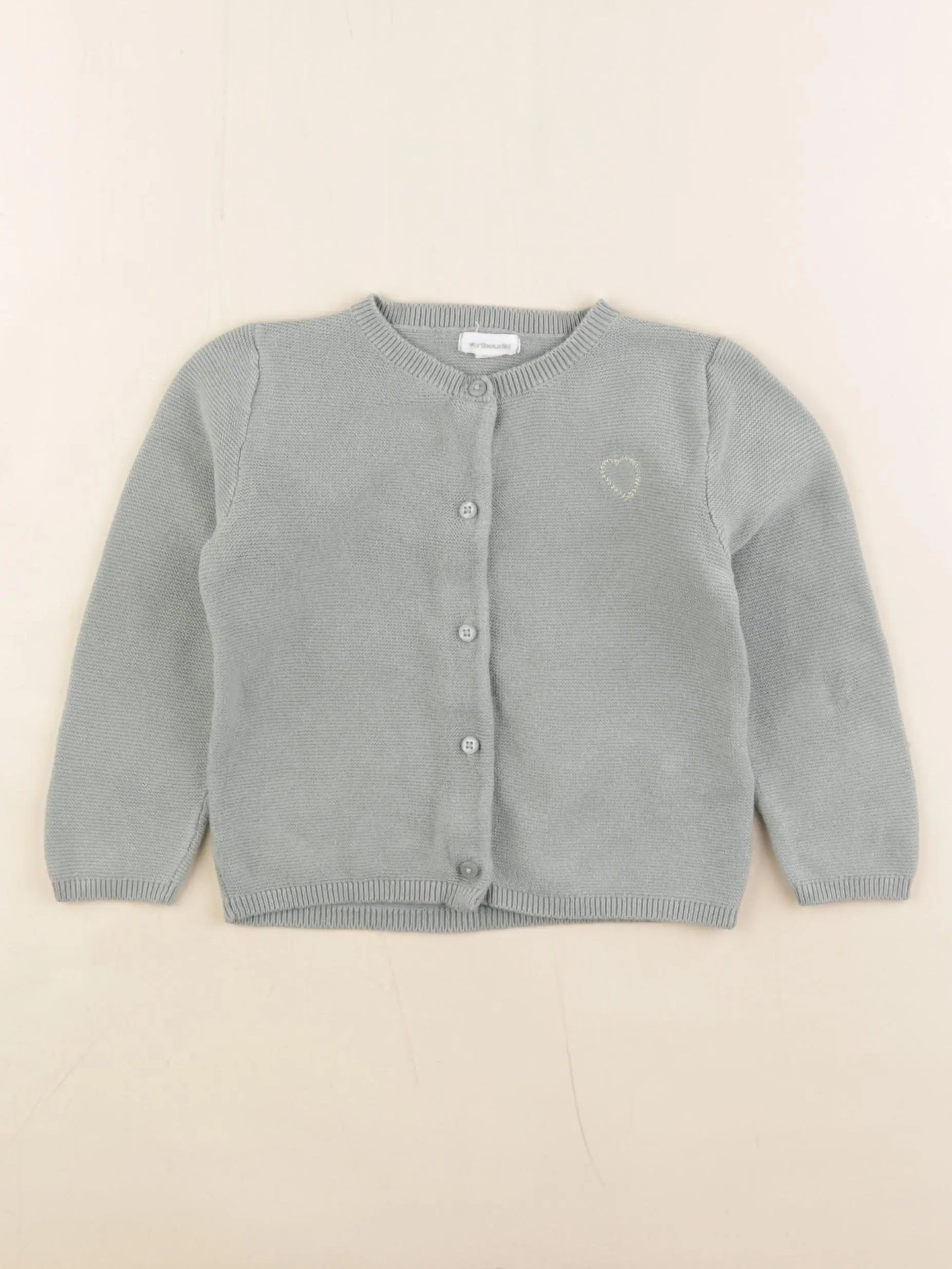 Vertbaudet - gilet or, vert - 18 mois