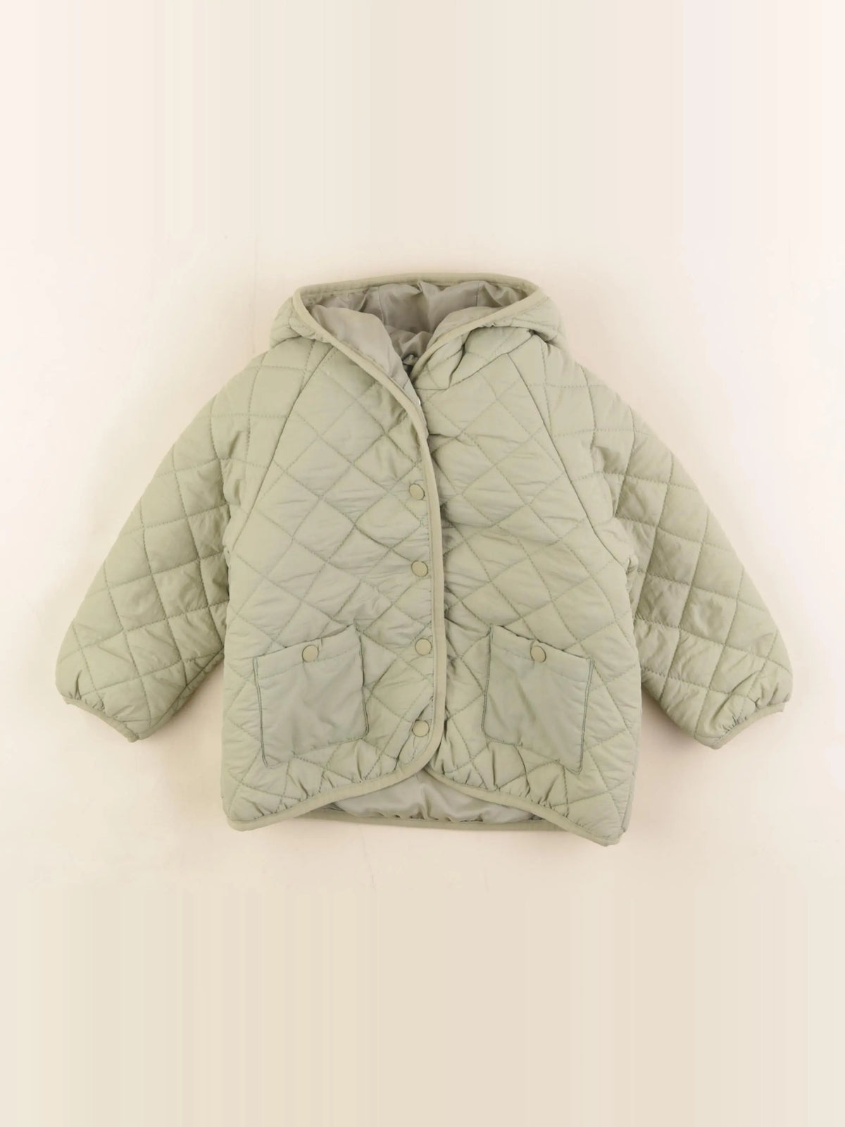 Vertbaudet - veste vert - 18 mois