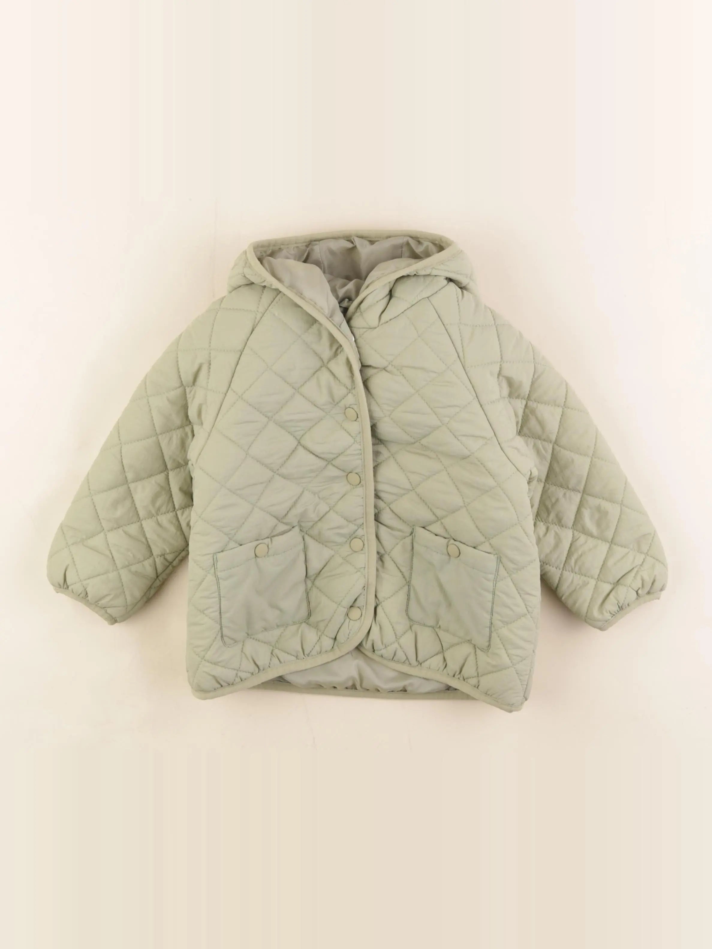 Vertbaudet - veste vert - 18 mois