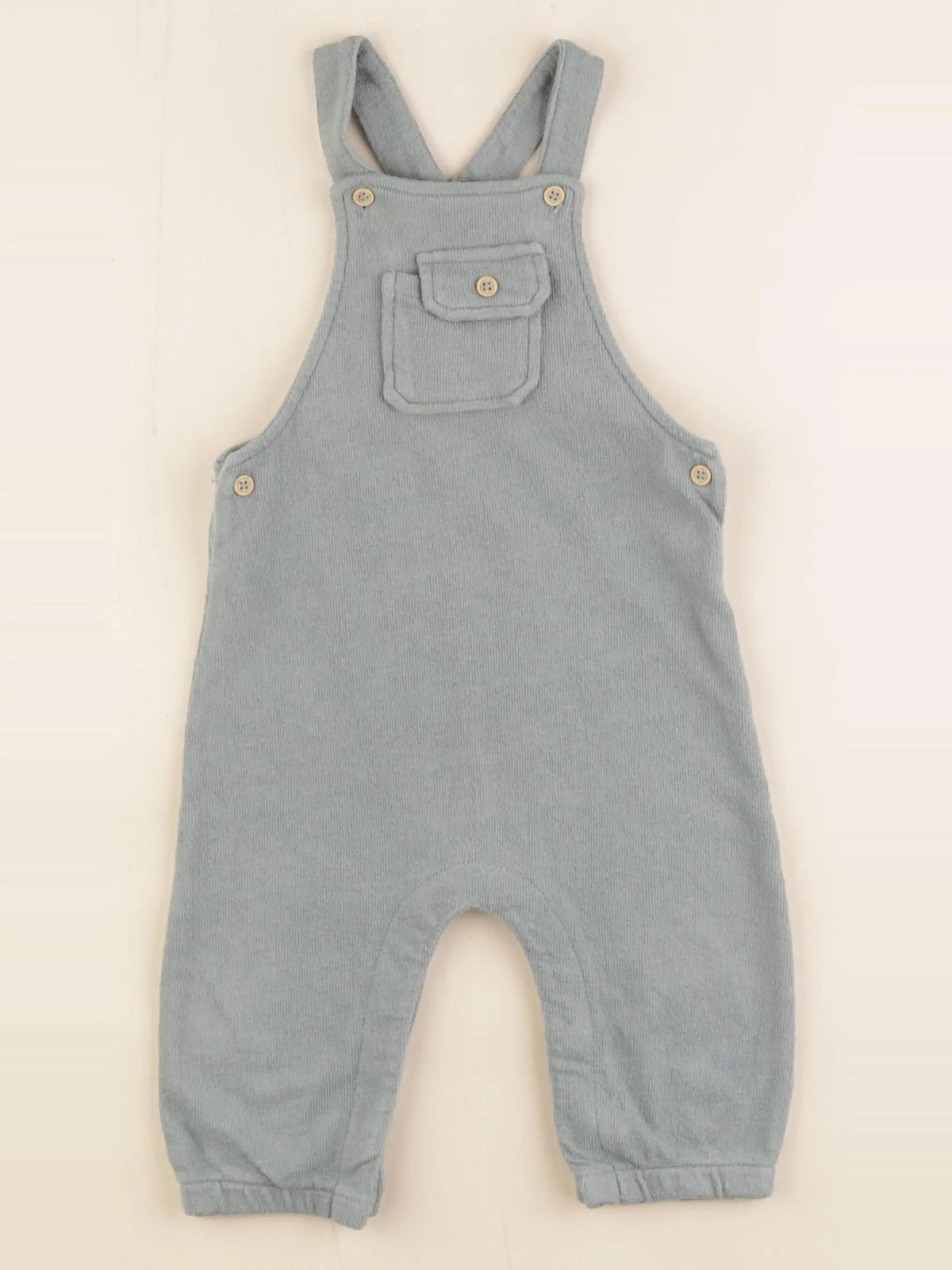 Vertbaudet - salopette vert - 9 mois