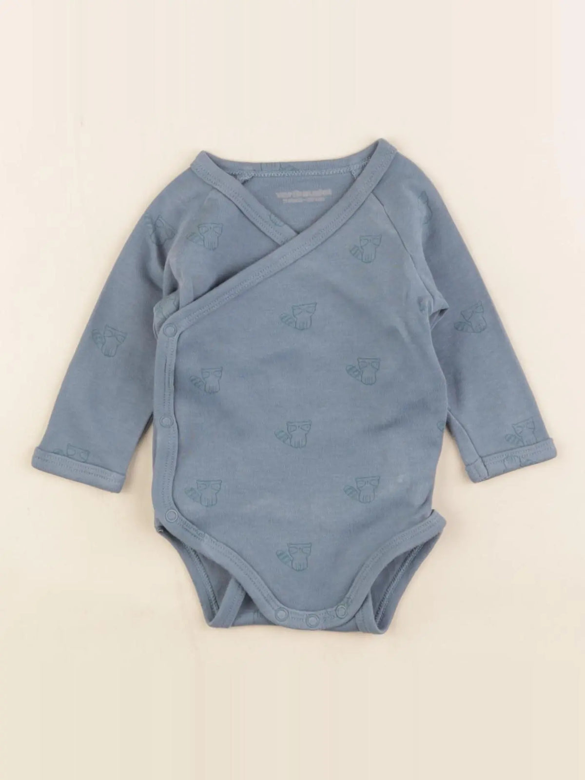 Vertbaudet - body bleu - 3 mois