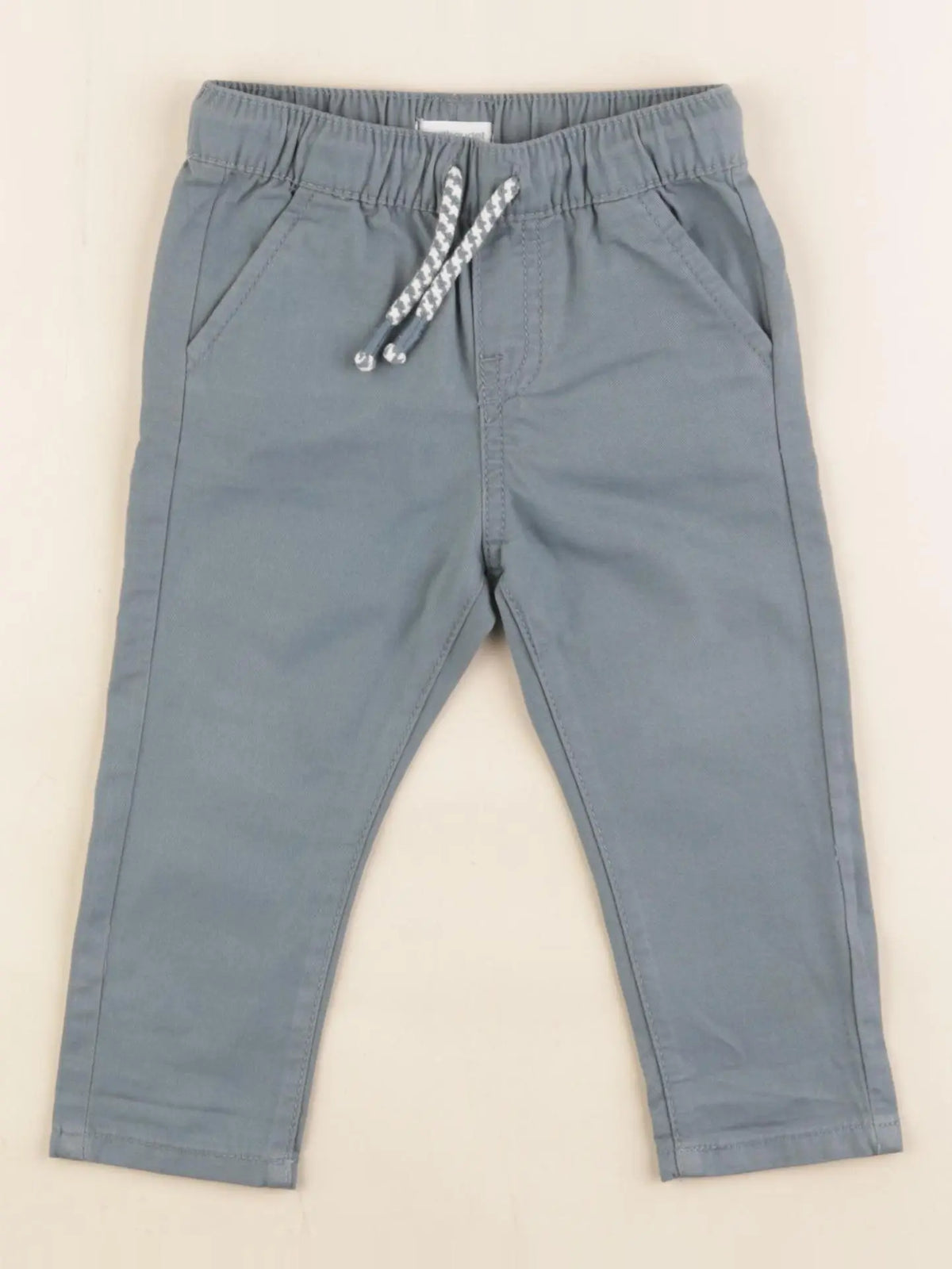 Vertbaudet - pantalon bleu - 9 mois