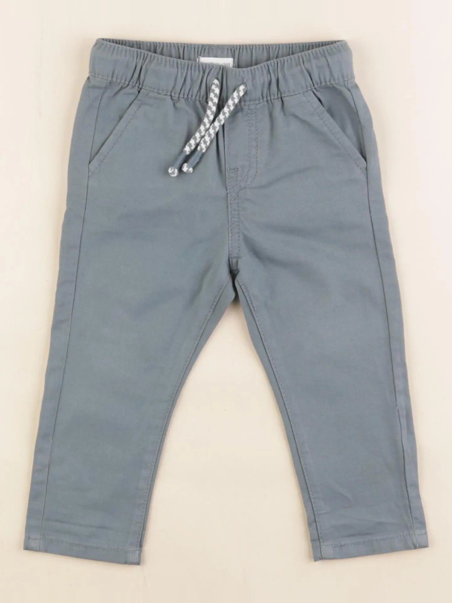 Vertbaudet - pantalon bleu - 9 mois