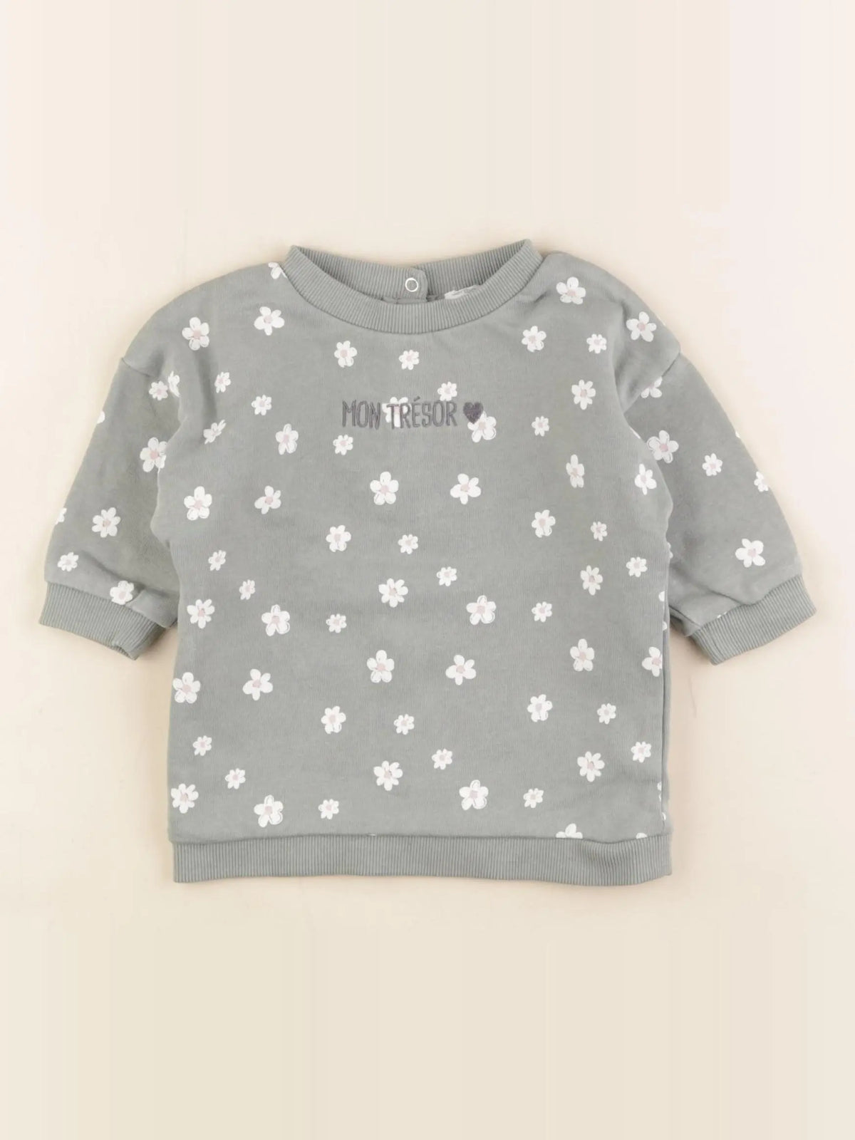 Vertbaudet - robe vert - 6 mois