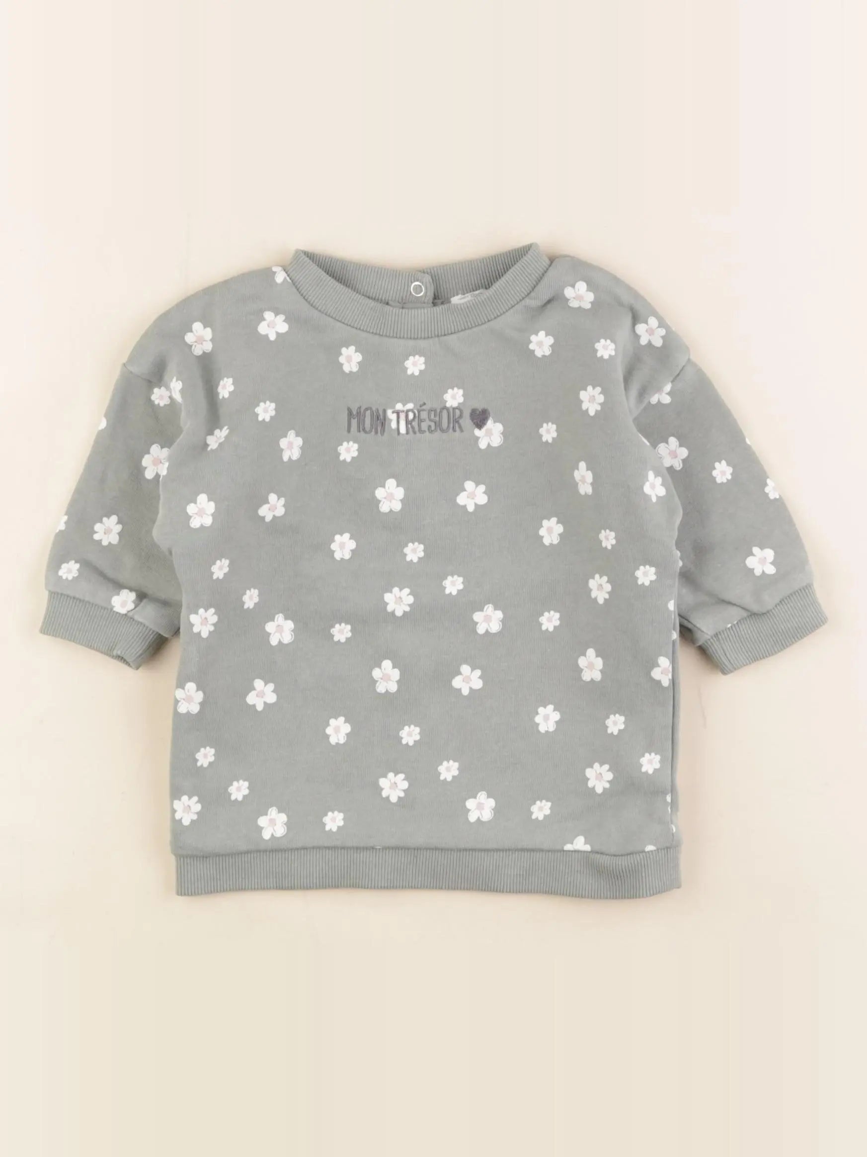 Vertbaudet - robe vert - 6 mois