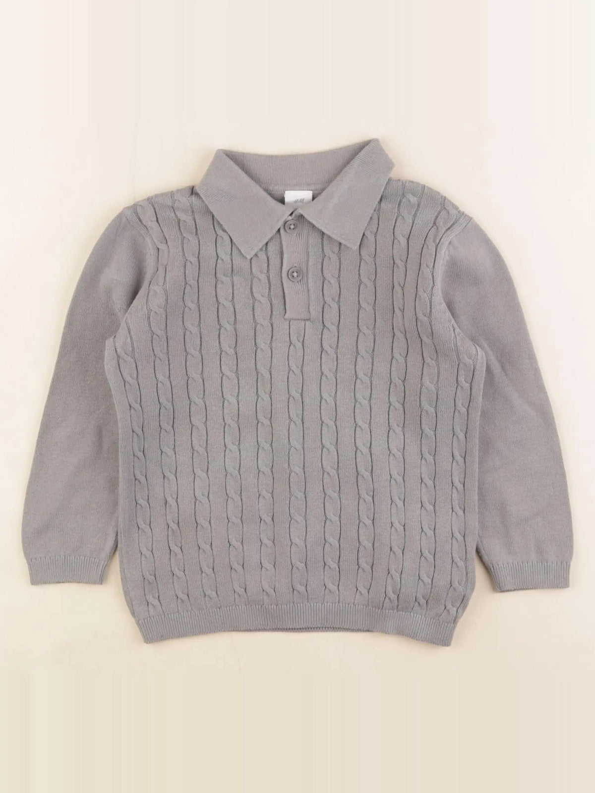H&M - pull gris - 18/24 mois
