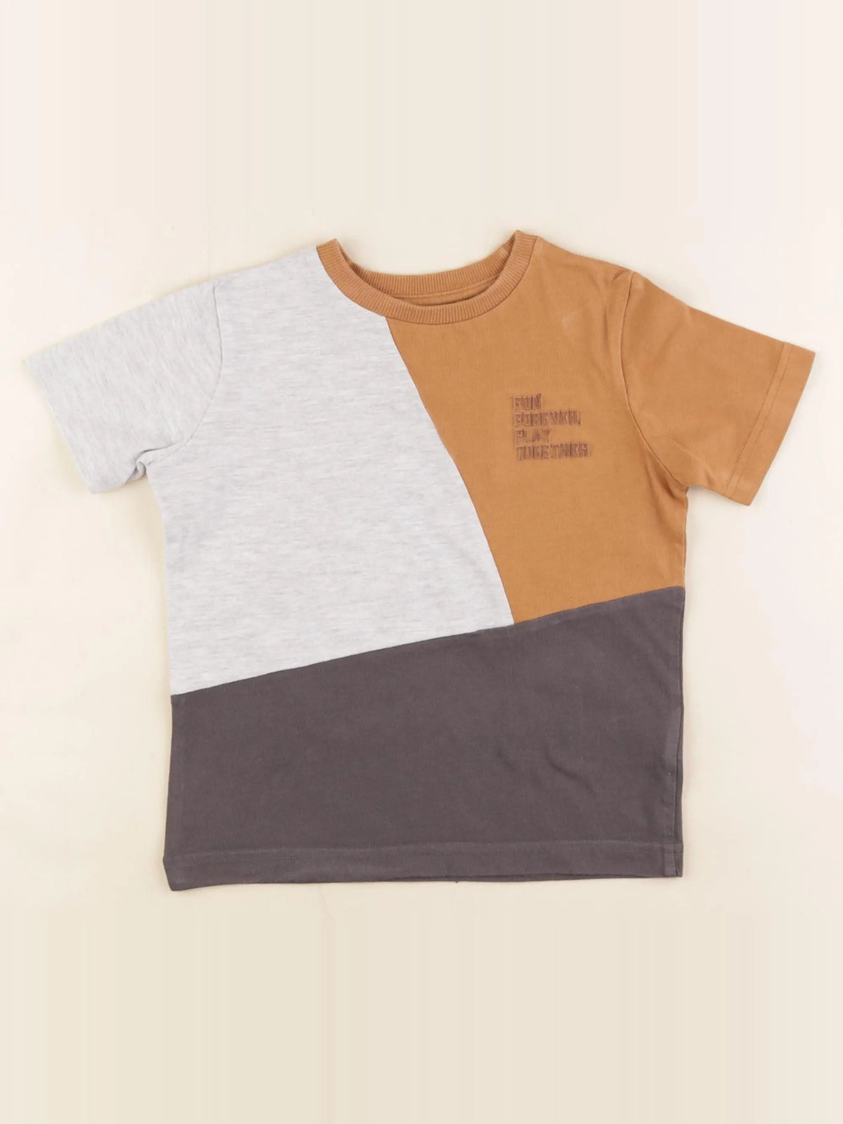 Vertbaudet - tee-shirt multicolore - 4 ans