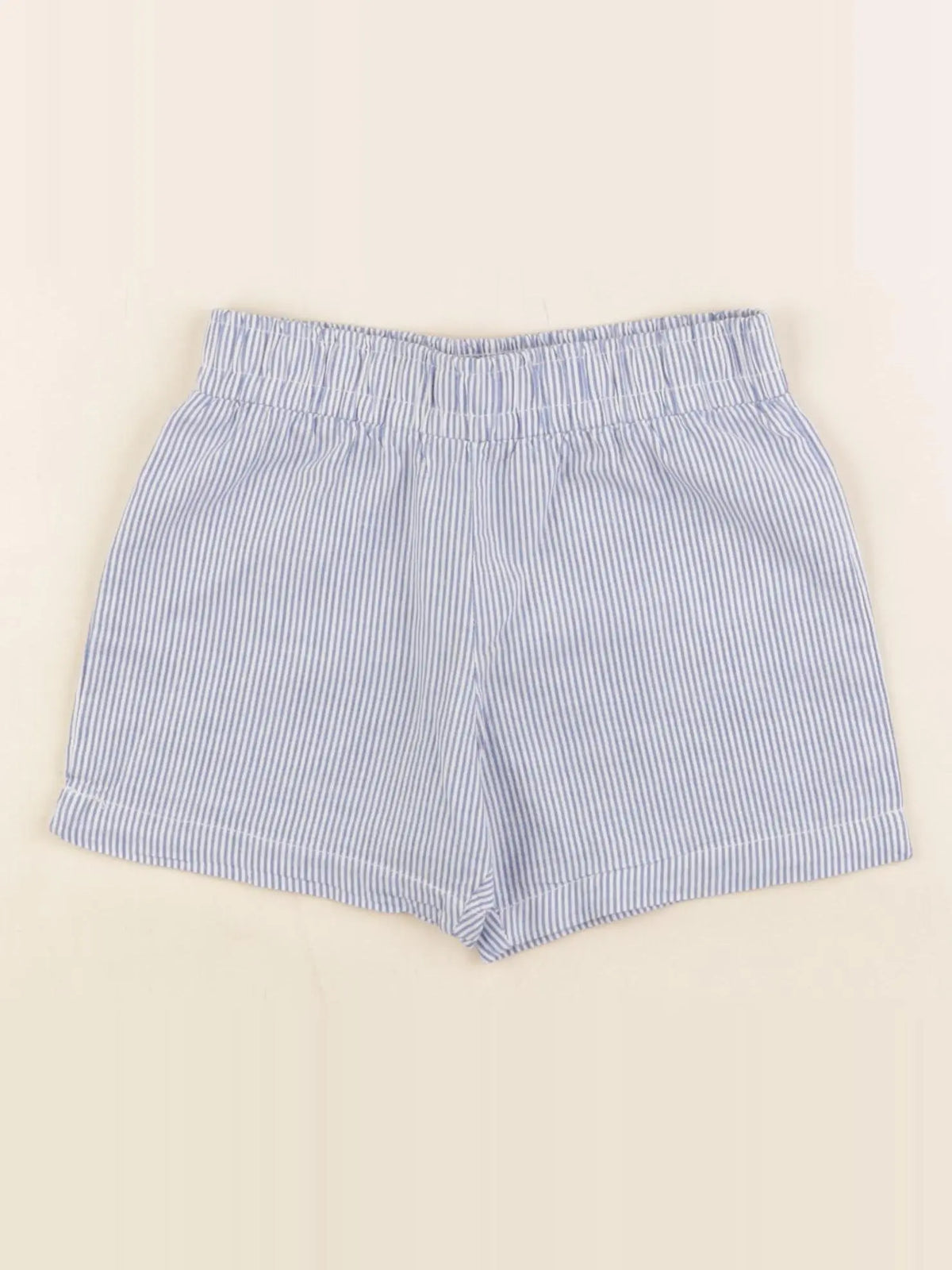 Vertbaudet - short bleu, blanc - 3 ans