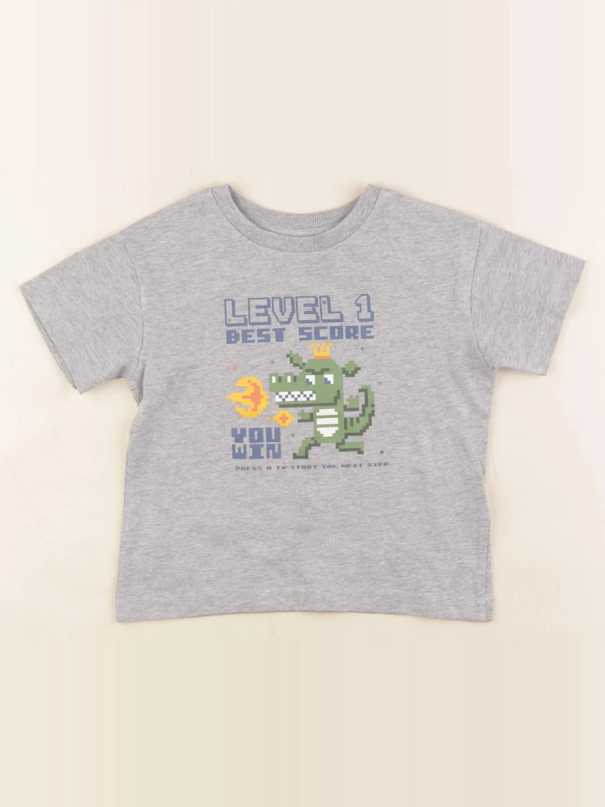 Vertbaudet - tee-shirt gris - 3 ans