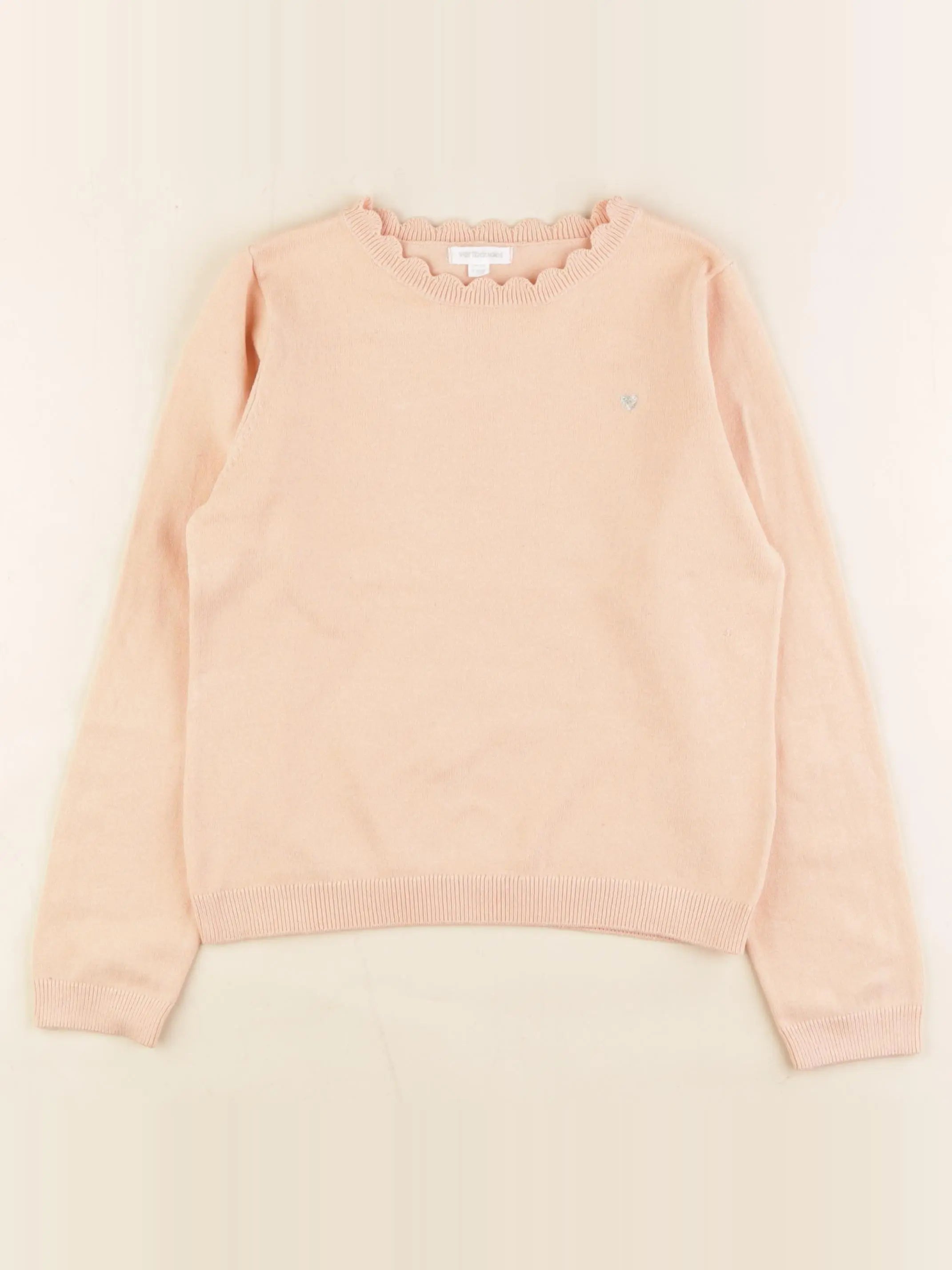 Vertbaudet - pull rose - 9 ans