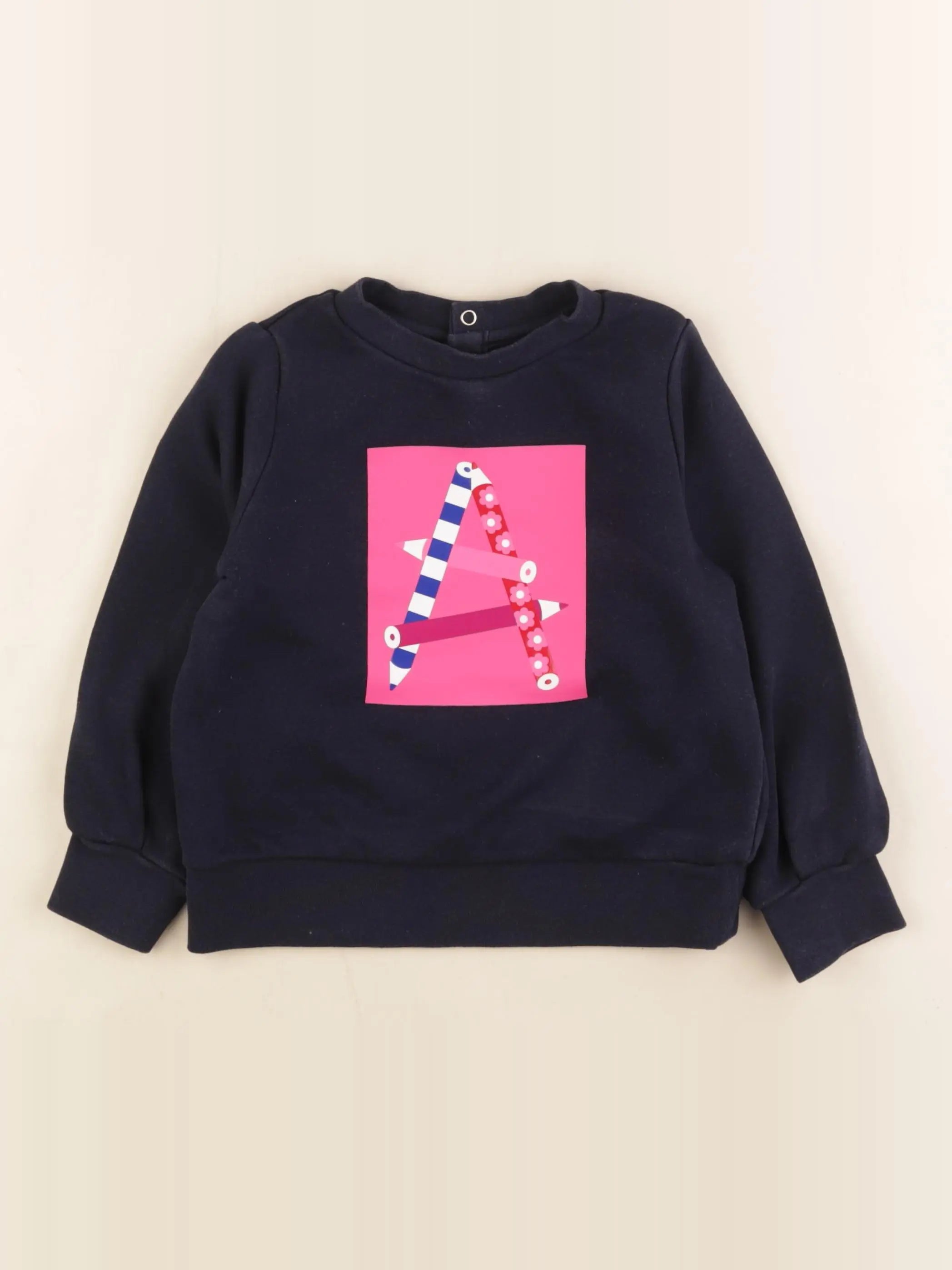 Jacadi - sweat bleu - 4 ans