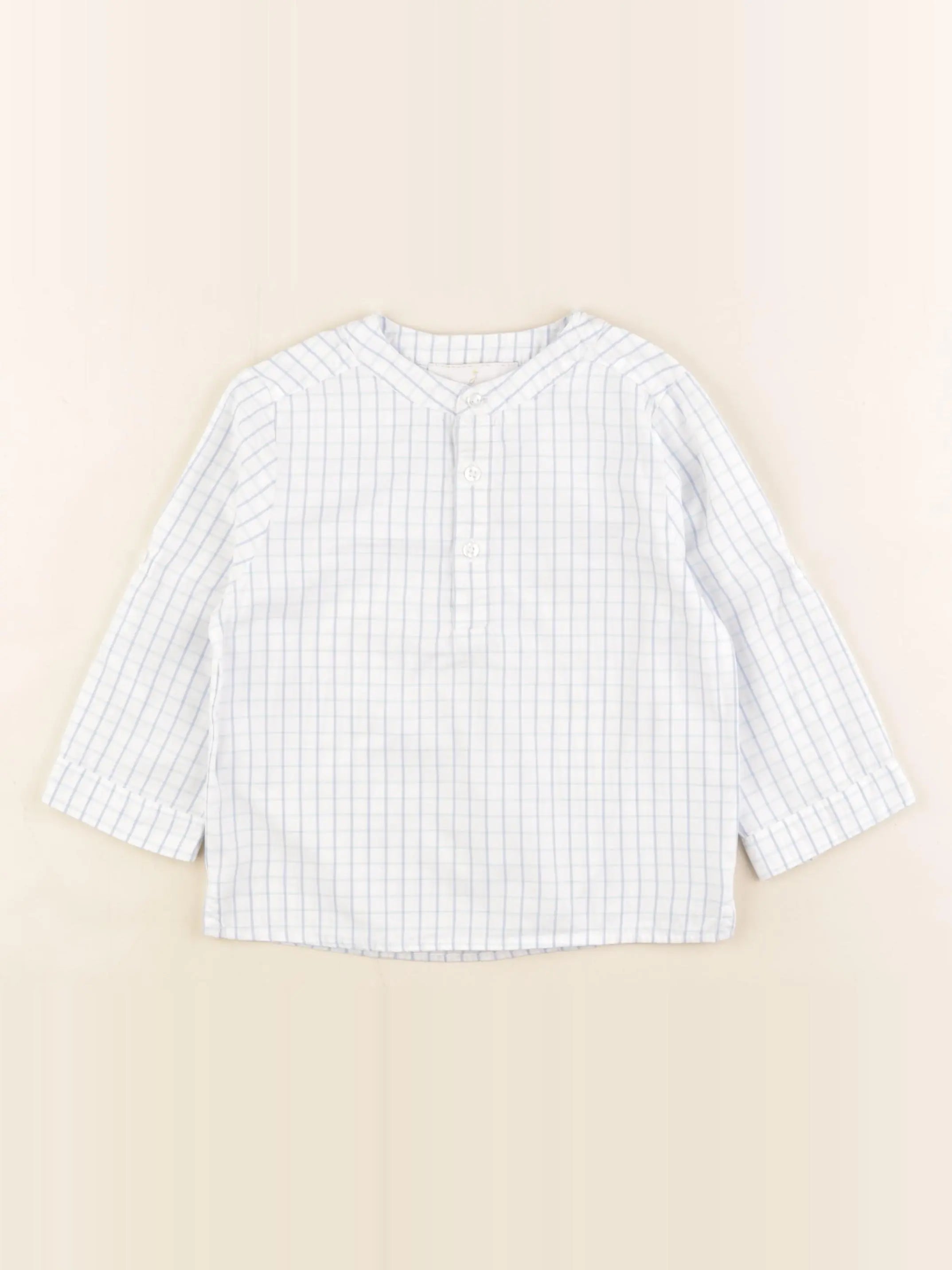 Jacadi - chemise bleu, blanc - 36 mois