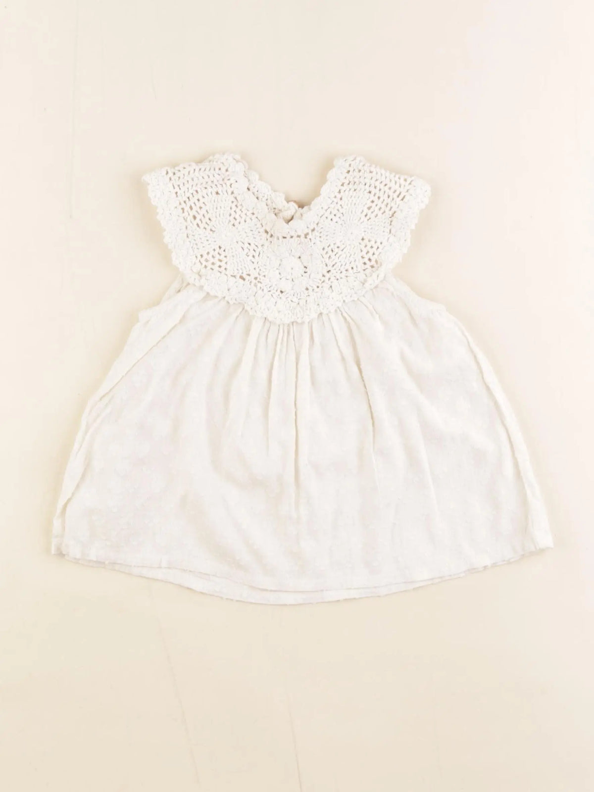 Zara - blouse blanc - 12/18 mois